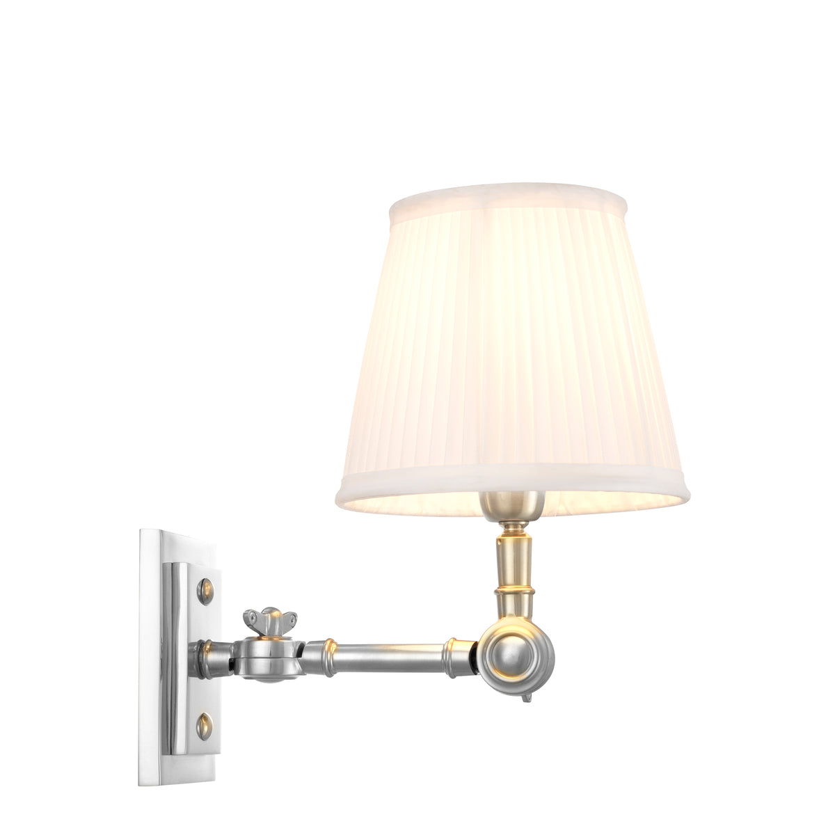 Applique murale design en finition nickel | Eichholtz Wentworth Single