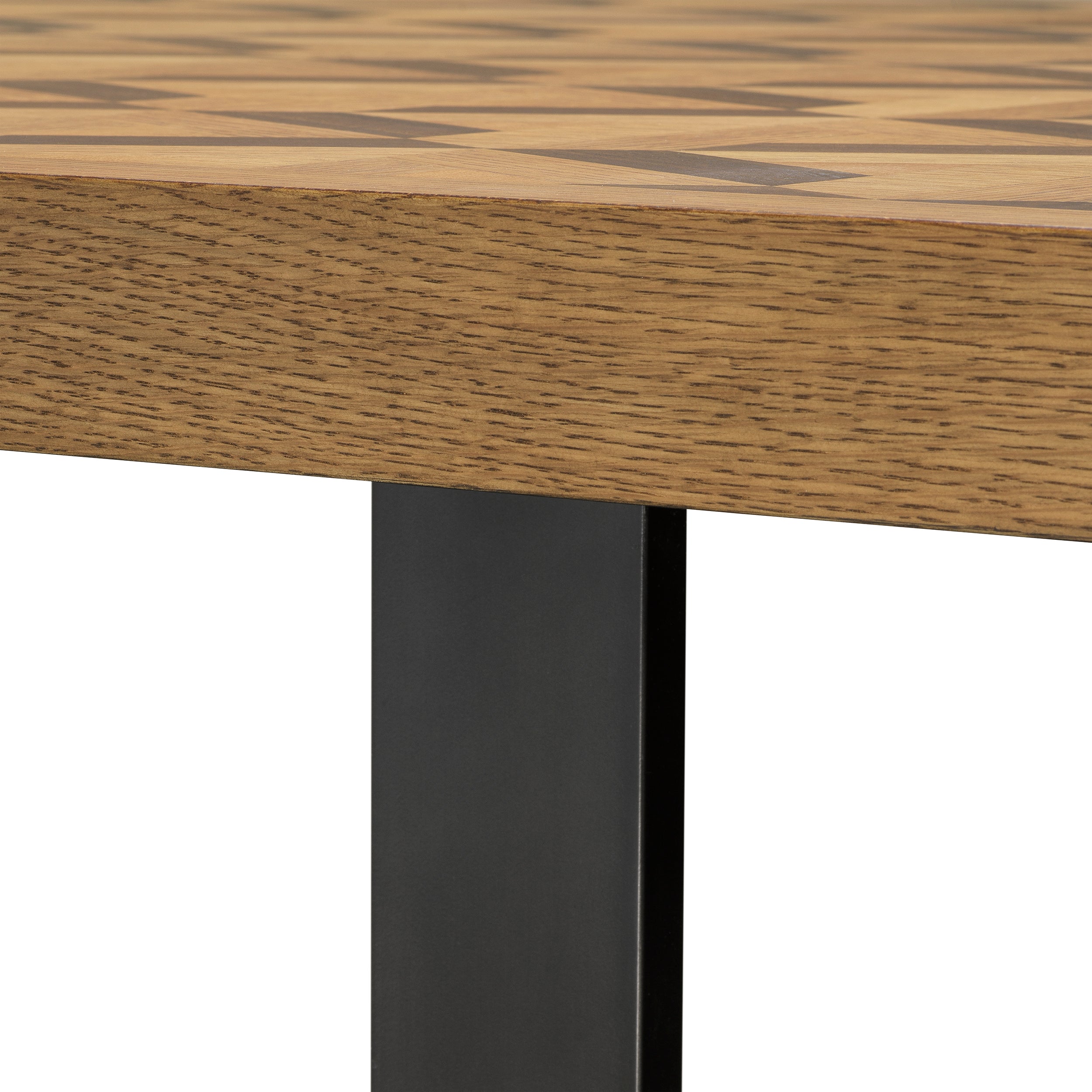 Table salle a manger design en oak veneer | Eichholtz Rubicon oak
