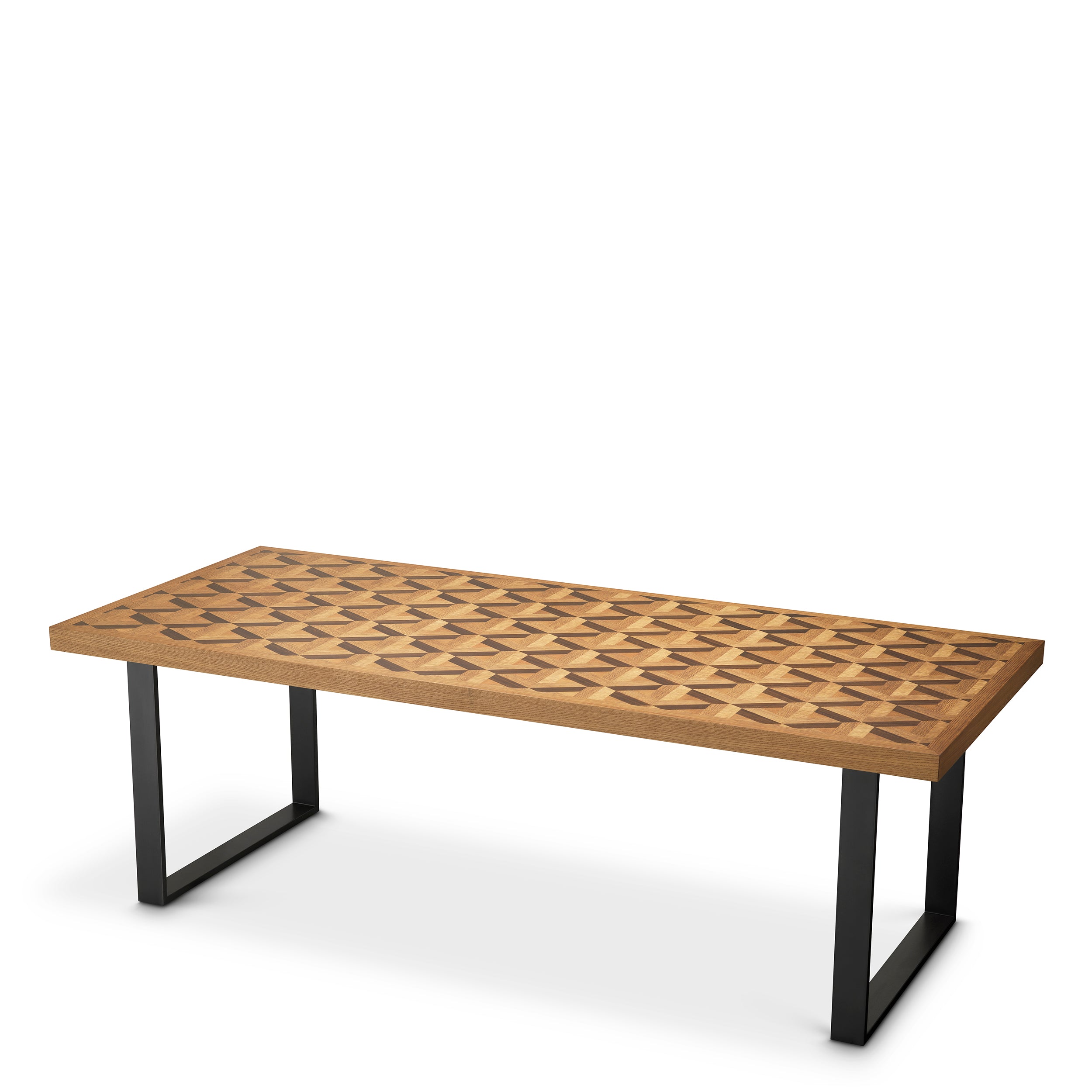 Table salle a manger design en oak veneer | Eichholtz Rubicon oak