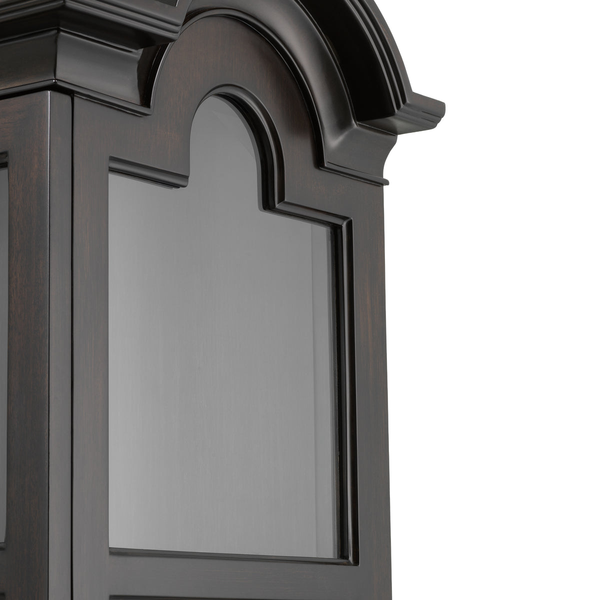 Vitrine design en satin eucalyptus veneer | Eichholtz Varick