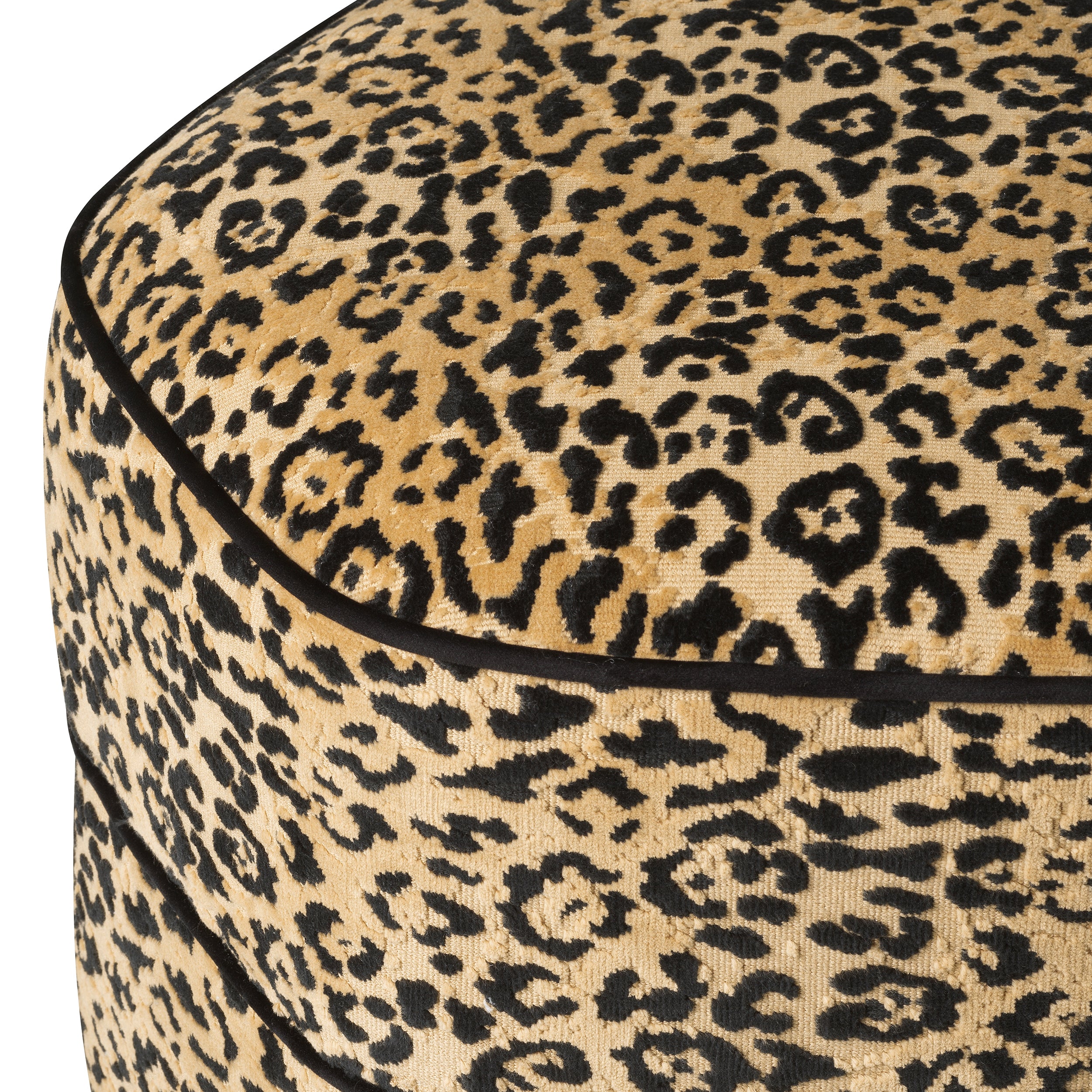 Tabouret design en bernard leopard camel | Eichholtz Roosevelt