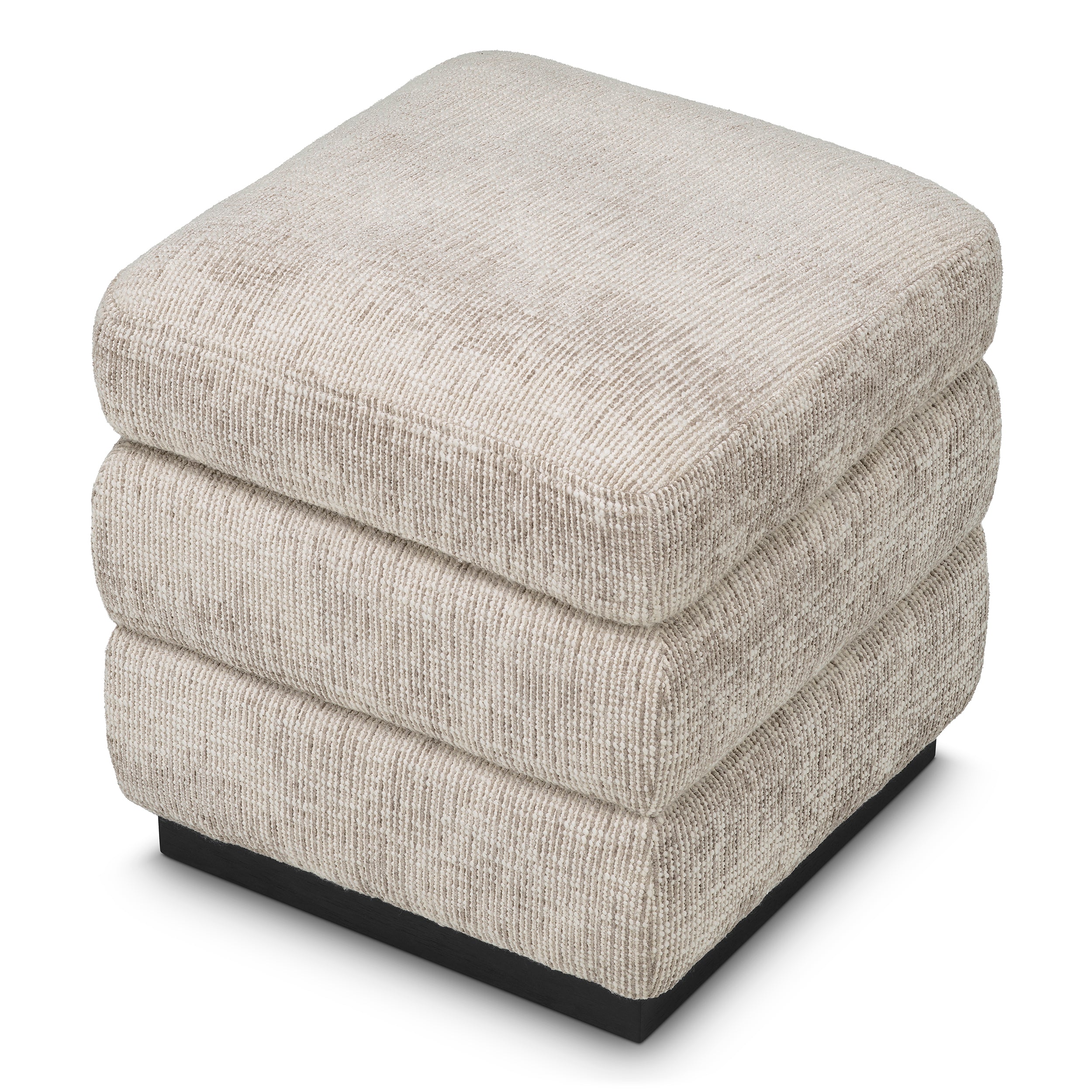 Tabouret design en creststone beige | Eichholtz Valmont creststone