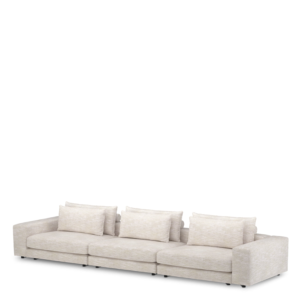 Canapé design haut de gamme en lurano beige | Eichholtz Club