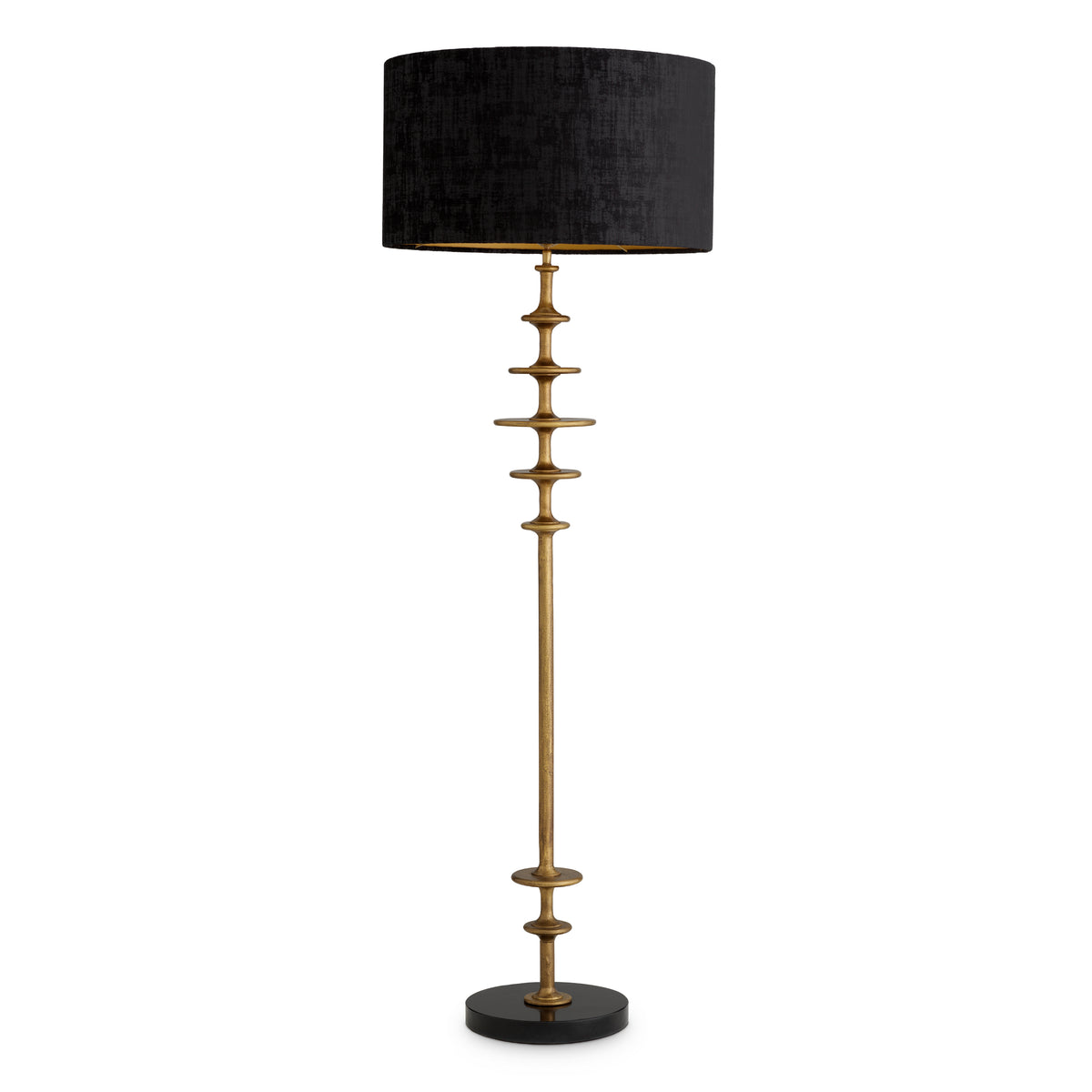 Lampadaire design en finition laiton vintage | Eichholtz Rosetti