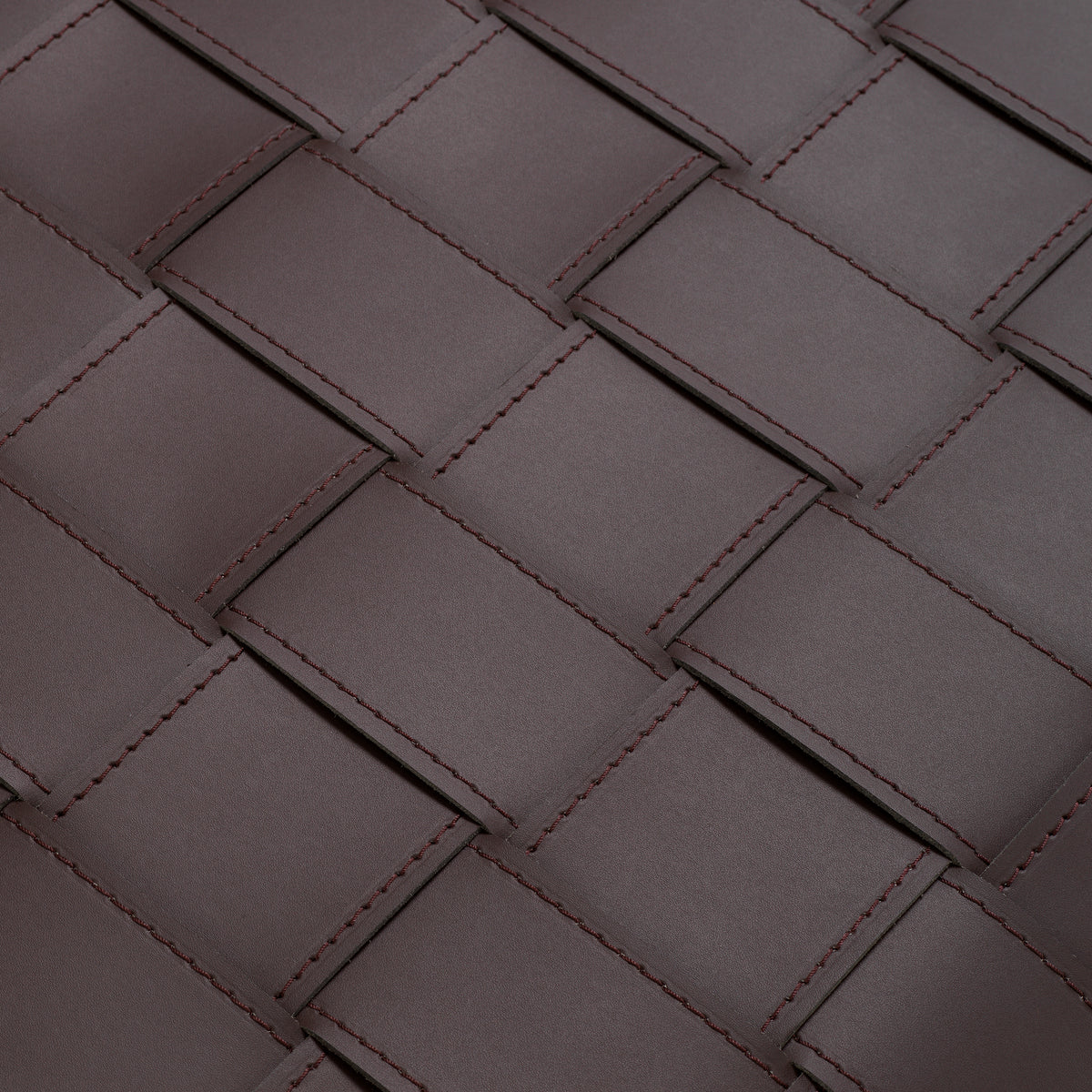 Table basse design en dark marron faux leather | Eichholtz Marcello