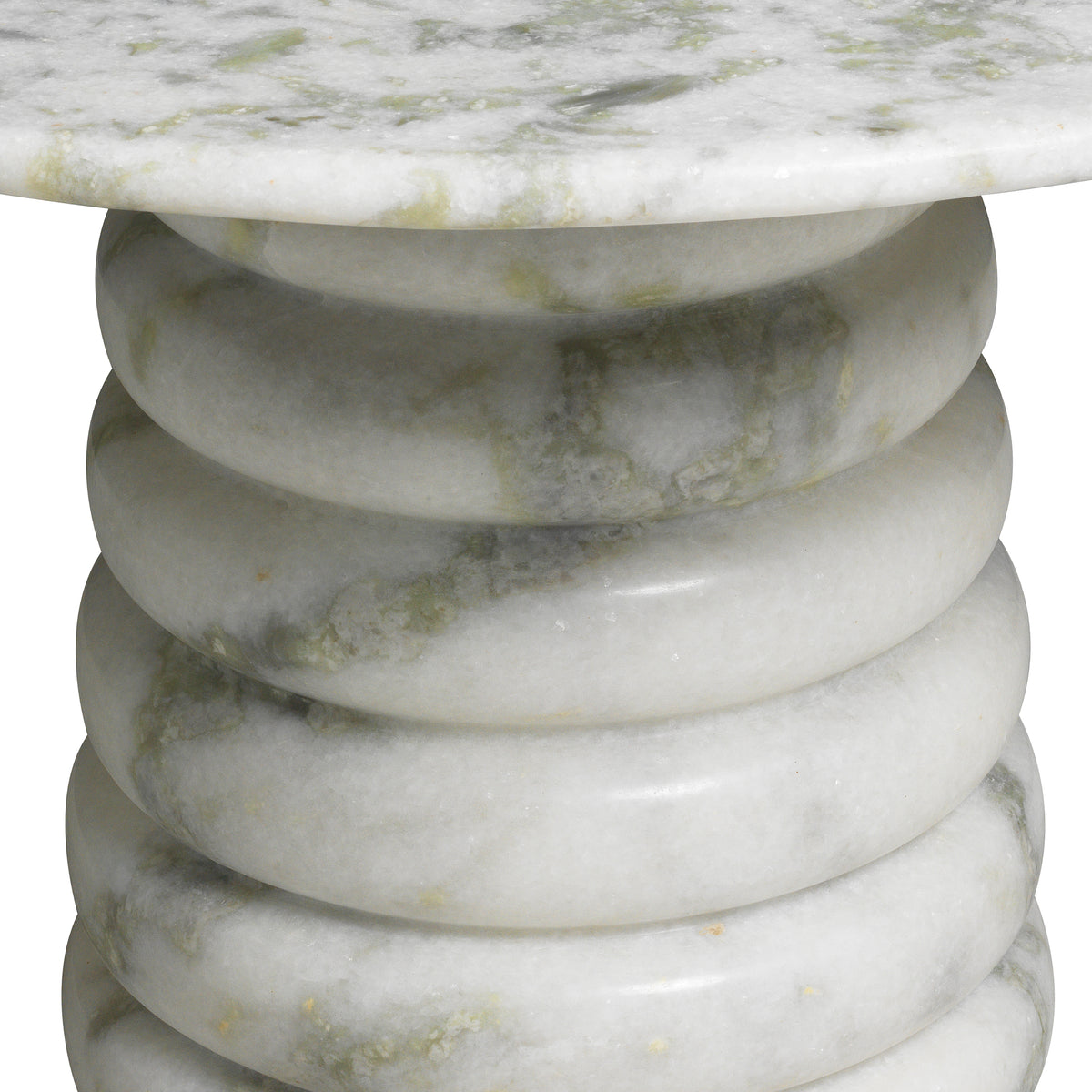Table basse design en blanc marble | Eichholtz Lerici