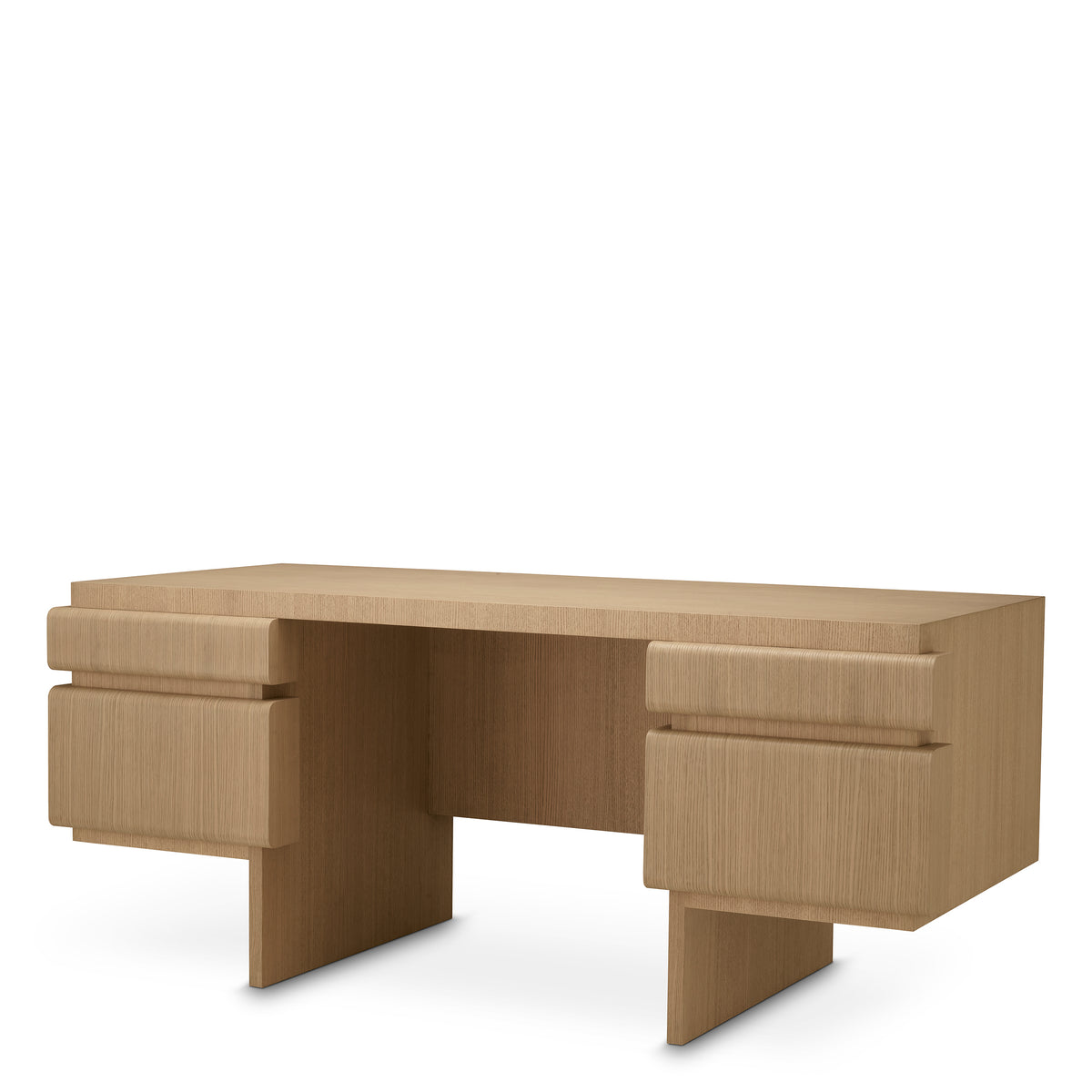Bureau design haut de gamme en naturel oak veneer | Eichholtz Colston