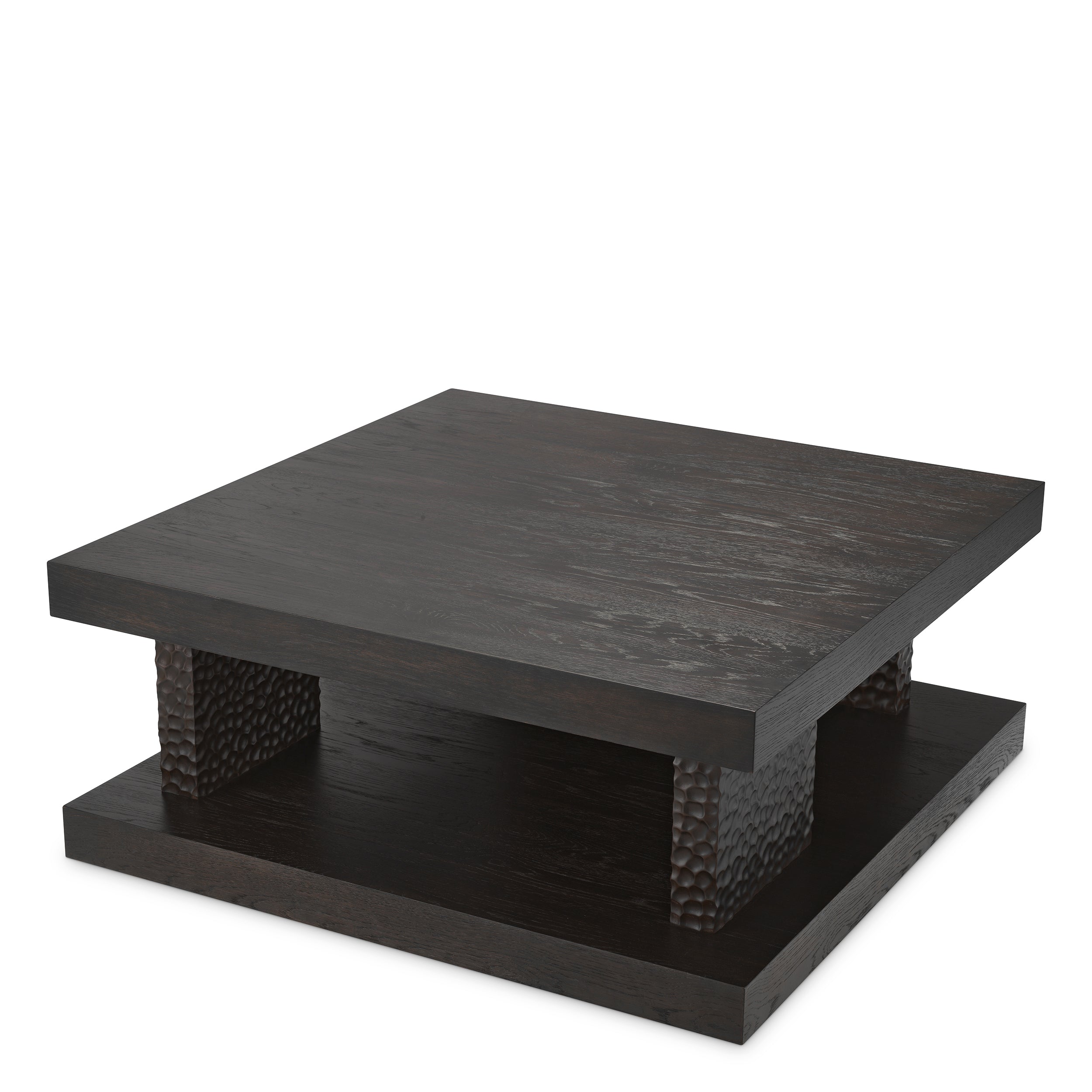 Table basse design en ebony oak veneer | Eichholtz Bravon ebony