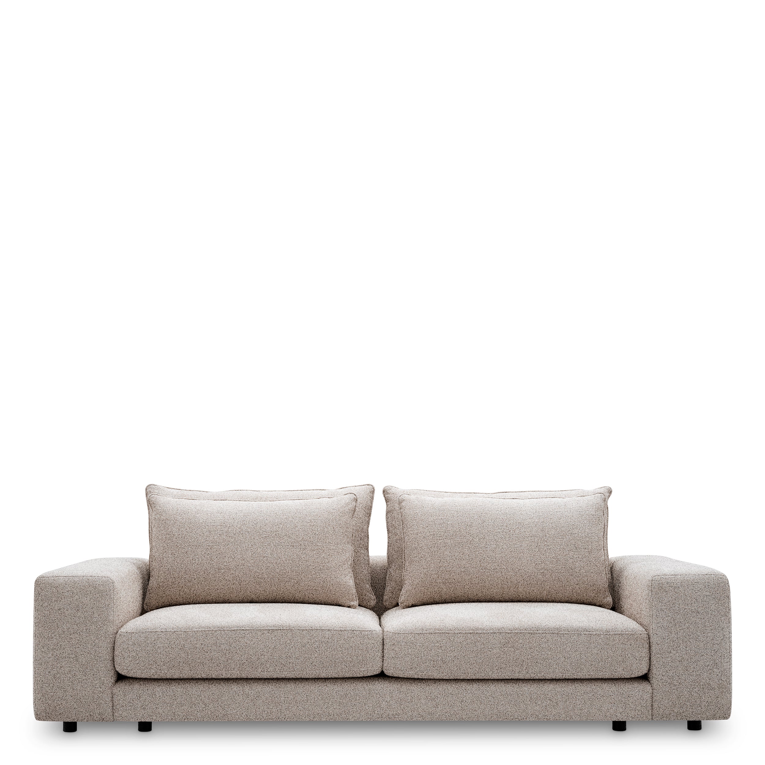 Canape design haut de gamme en nuoro greige | Eichholtz Club nuoro