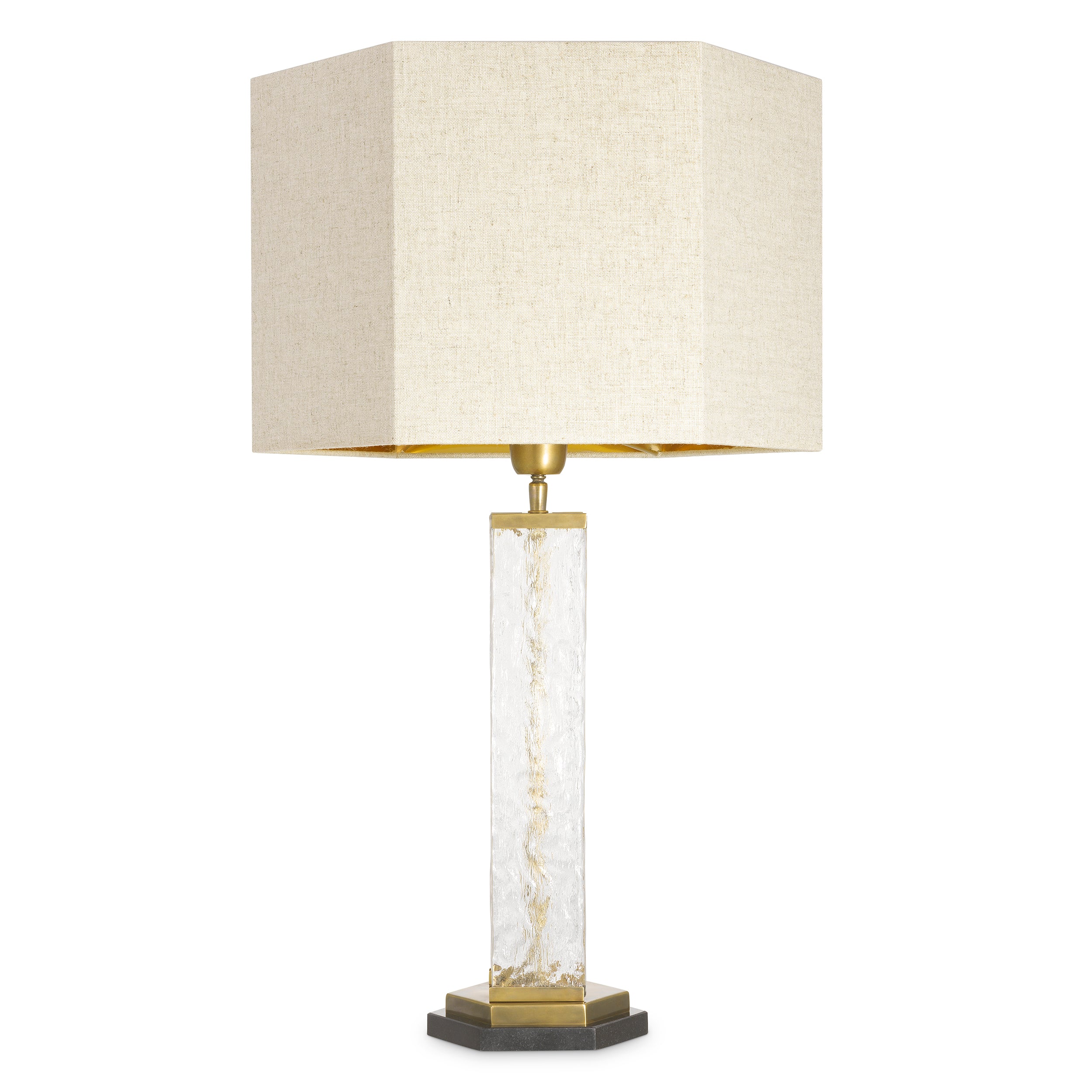 Lampe de table design en finition laiton vintage | Eichholtz Harmonis