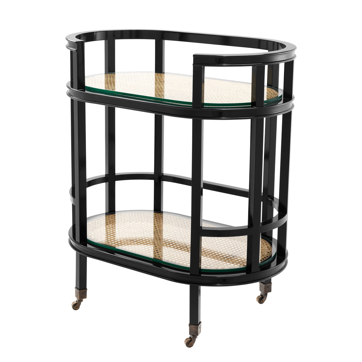 Chariots design en finition noire | Eichholtz Trolley Bahamas