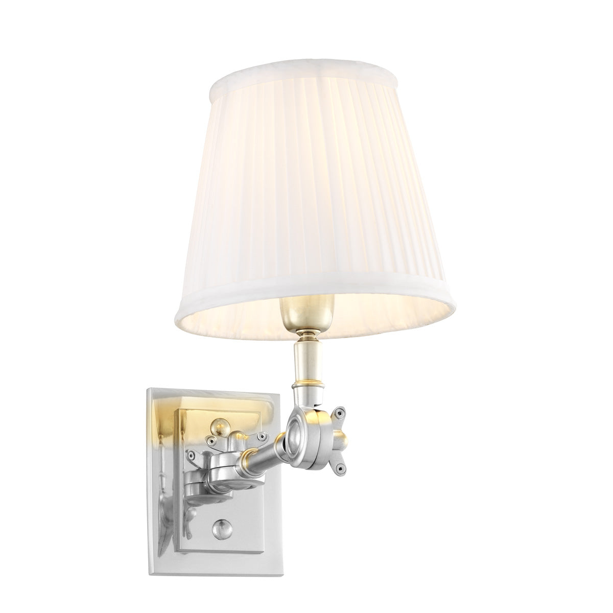 Applique murale design en finition nickel | Eichholtz Wentworth Single