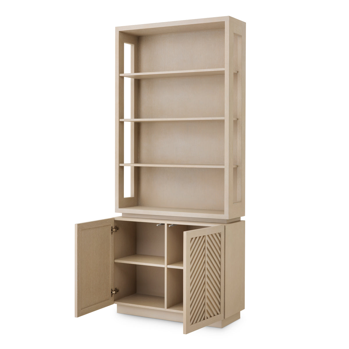 Vitrine design en washed oak veneer | Eichholtz Elvador washed