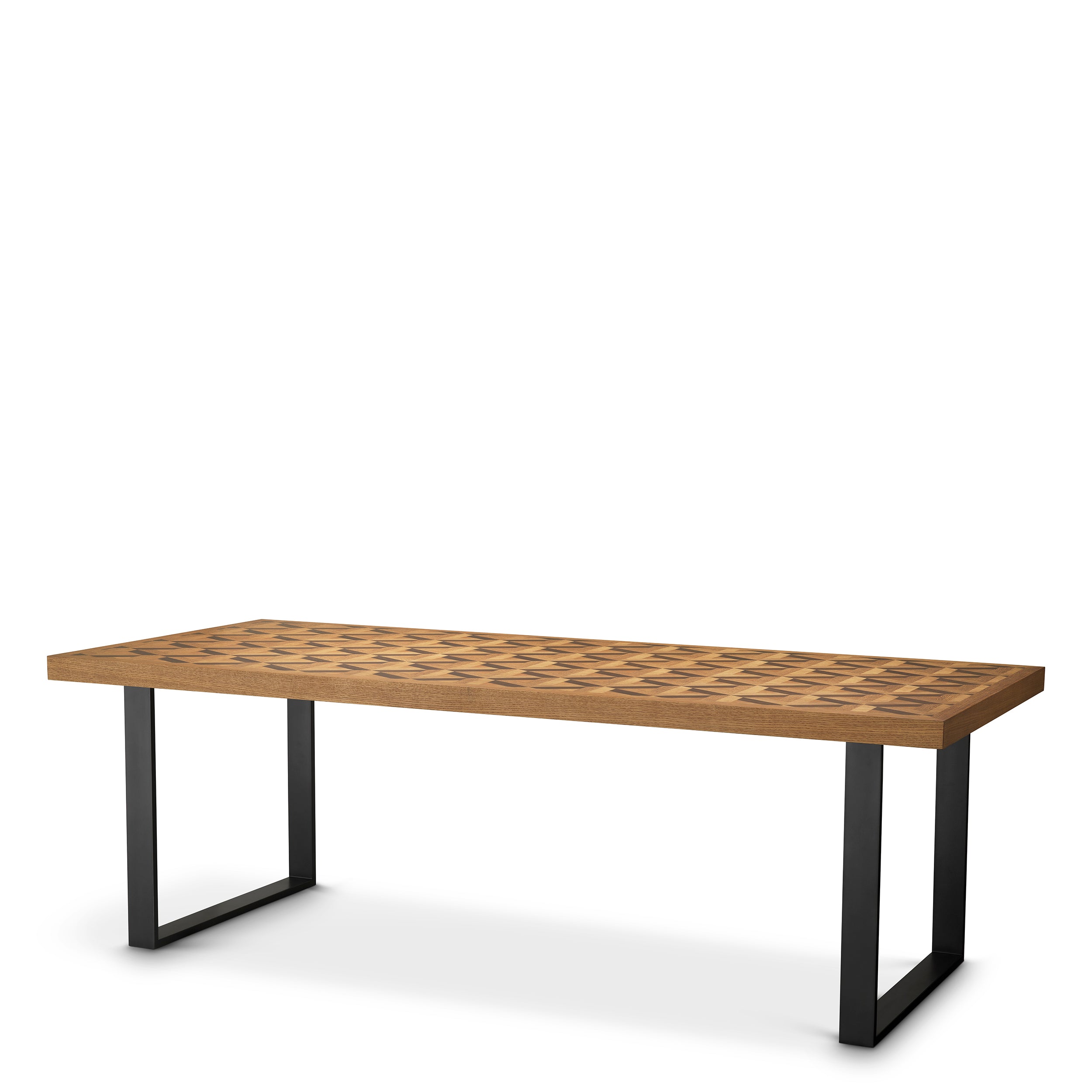 Table salle a manger design en oak veneer | Eichholtz Rubicon oak