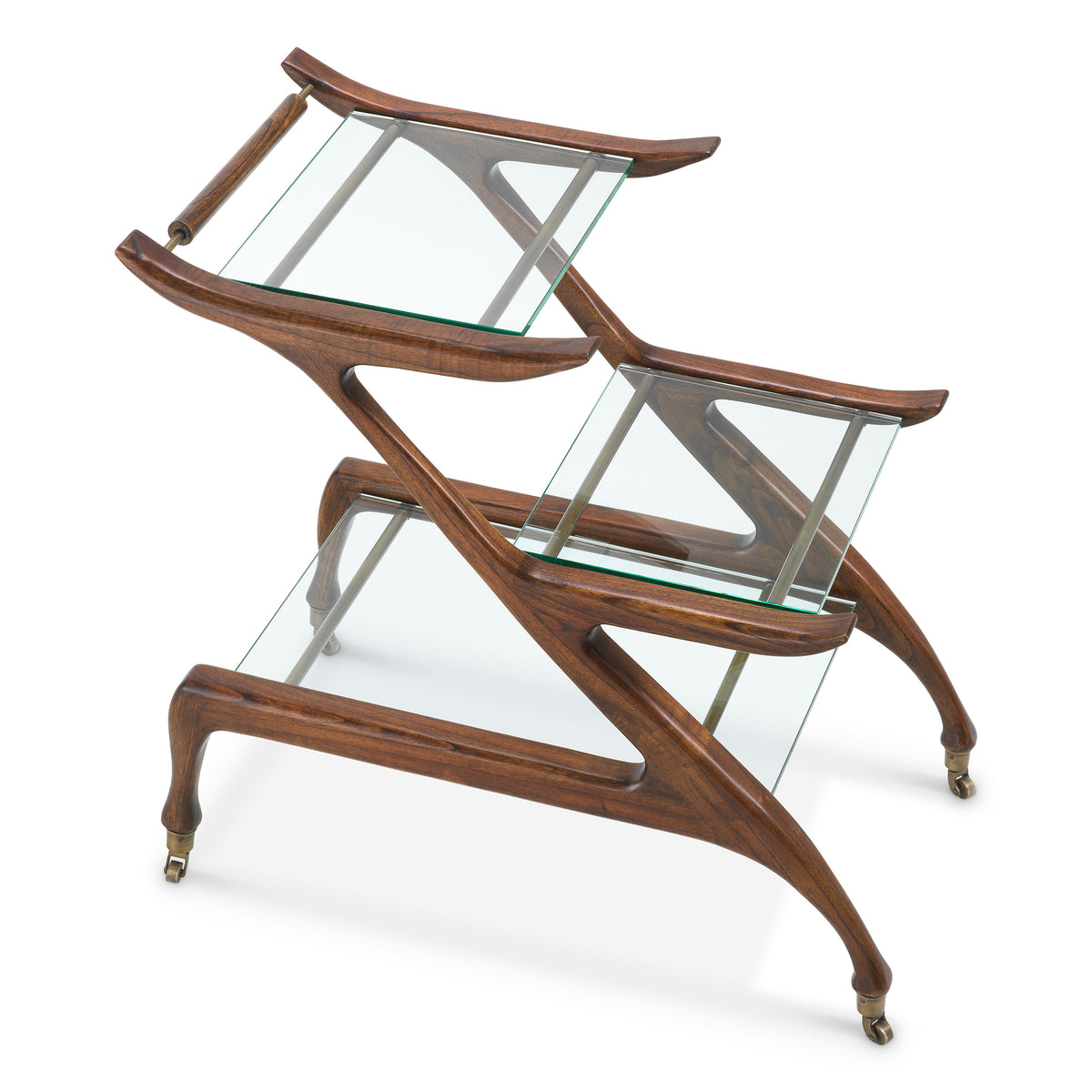 Chariots design en classic marron finish | Eichholtz Trolley Manzo