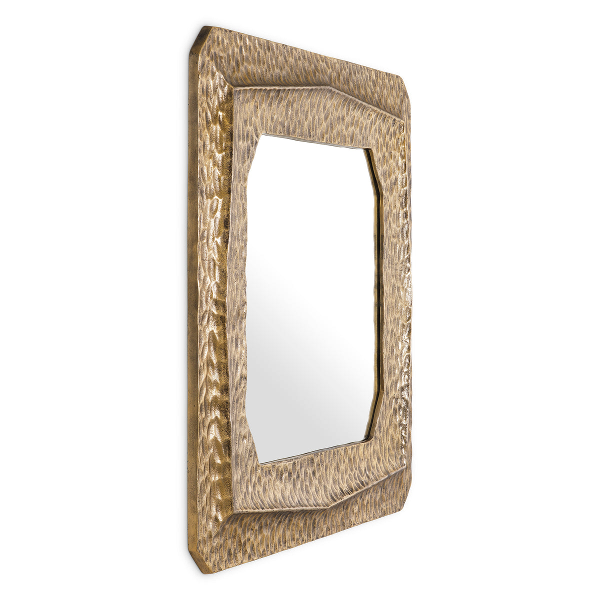 Miroir mural design en finition laiton vintage | Eichholtz Thatcher