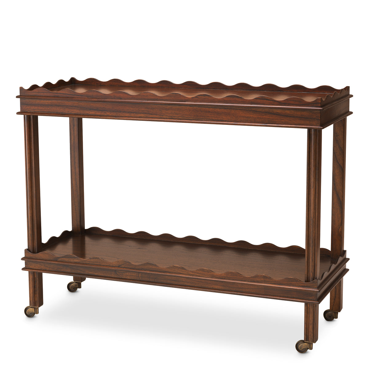 Chariots design en classic marron finish | Eichholtz Trolley Harrold