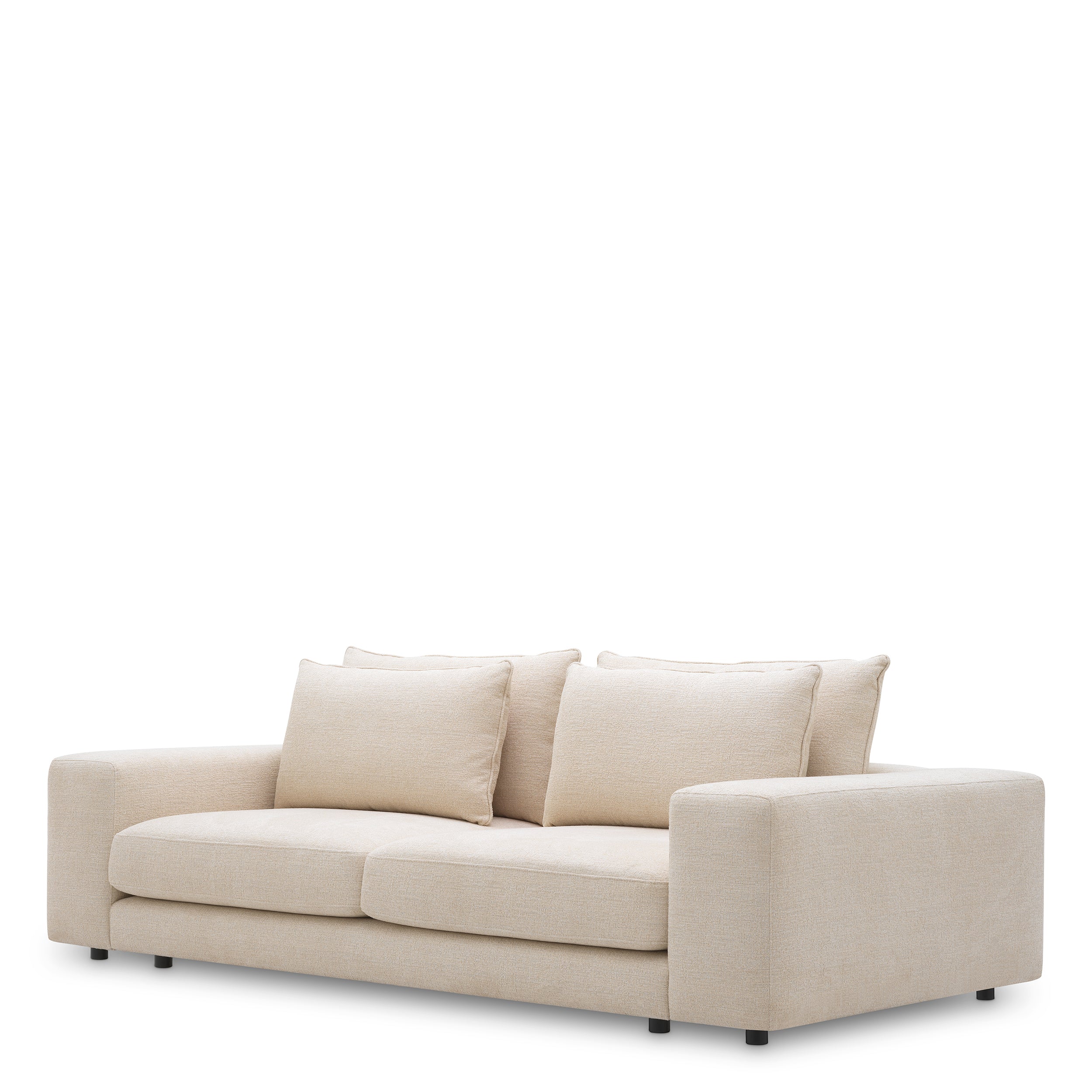 Canape design haut de gamme en nuoro beige | Eichholtz Club nuoro
