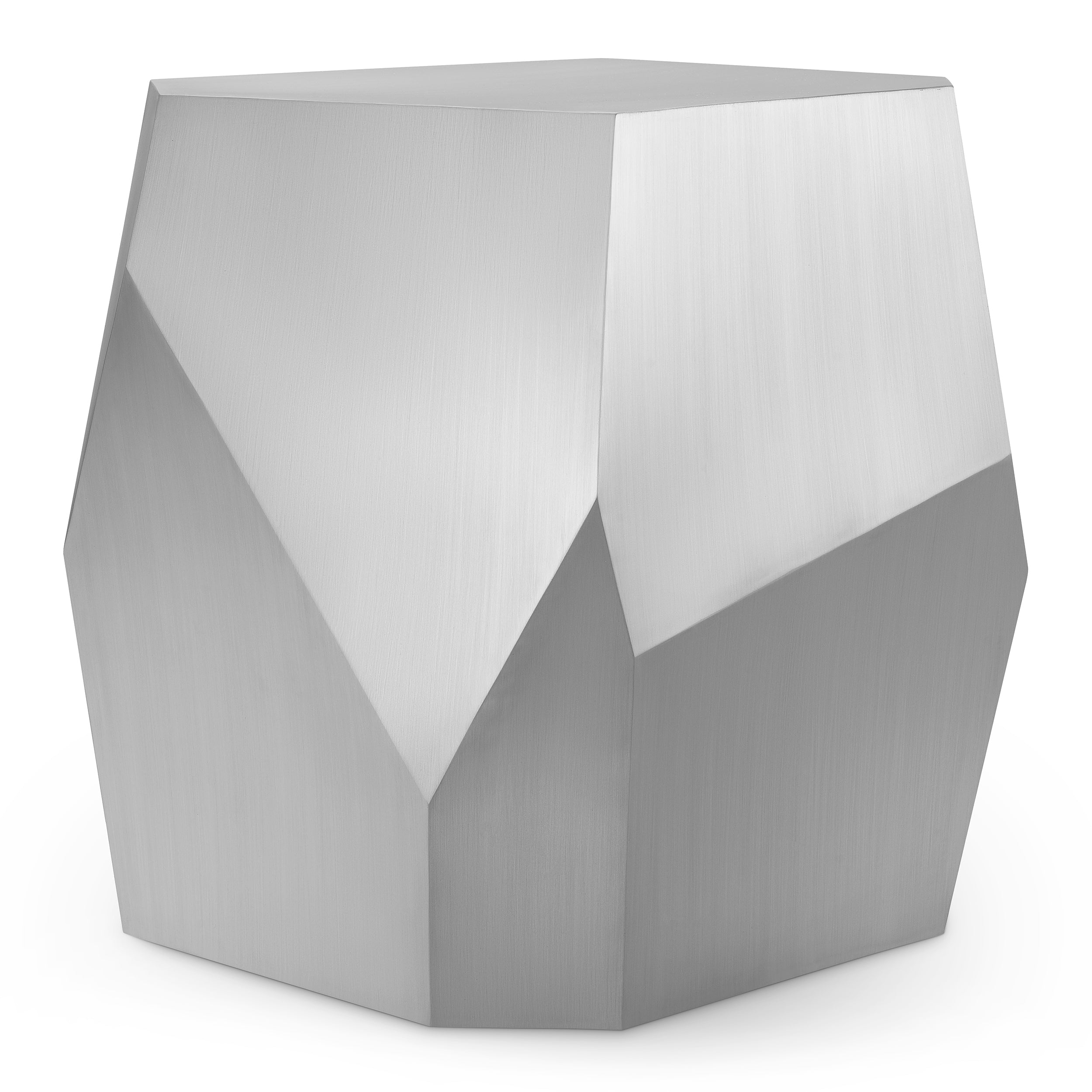 Table d'appoint design en brushed steel finish | Eichholtz Ramiro