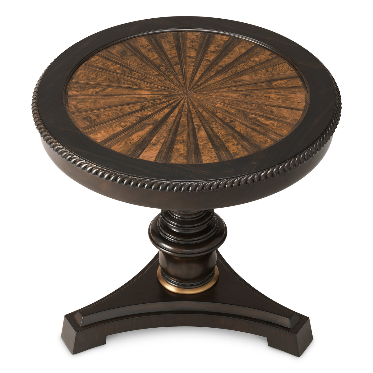 Table d'appoint design en satin eucalyptus veneer | Eichholtz Edgar