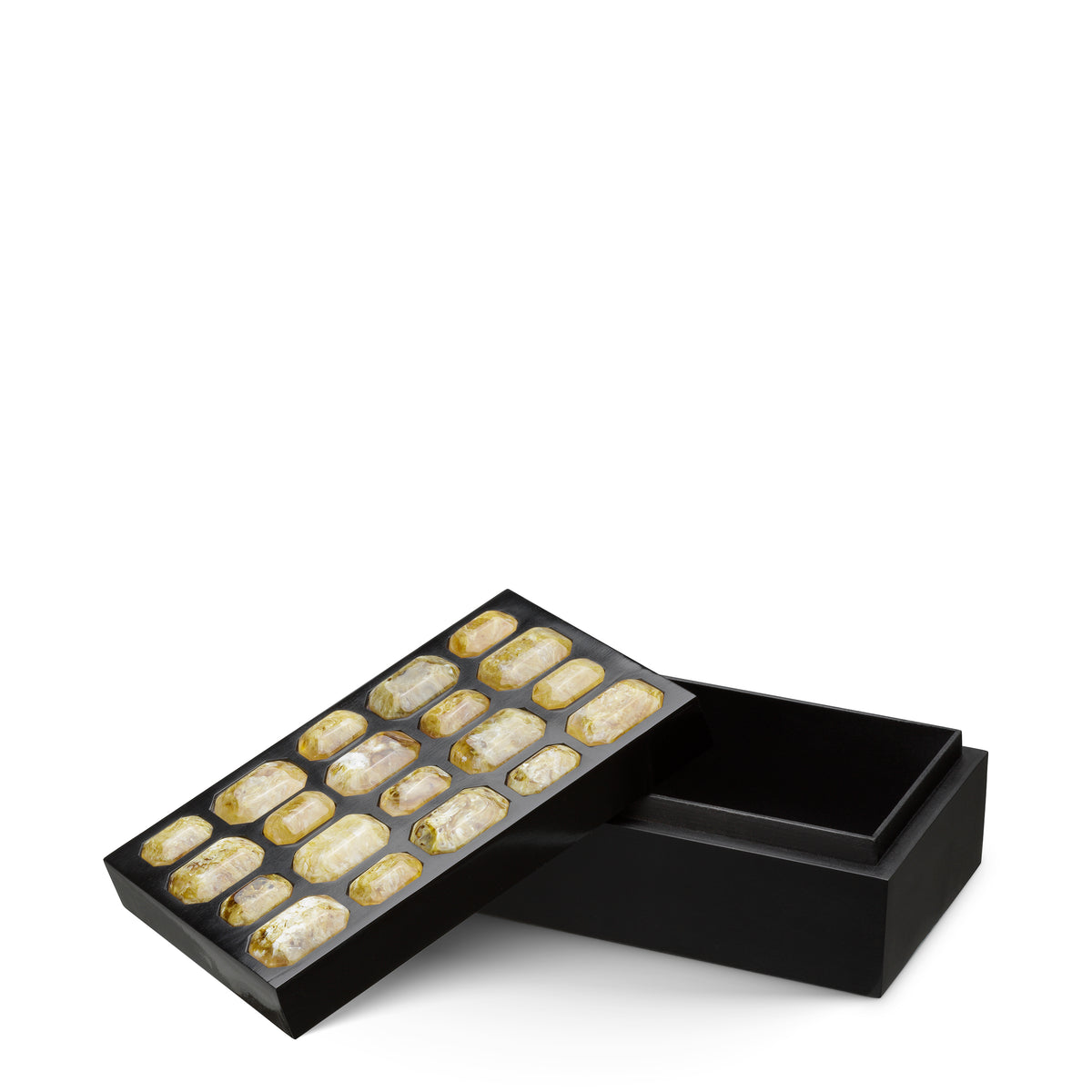 Boite decorative luxe en finition noire | Eichholtz Box Lucida