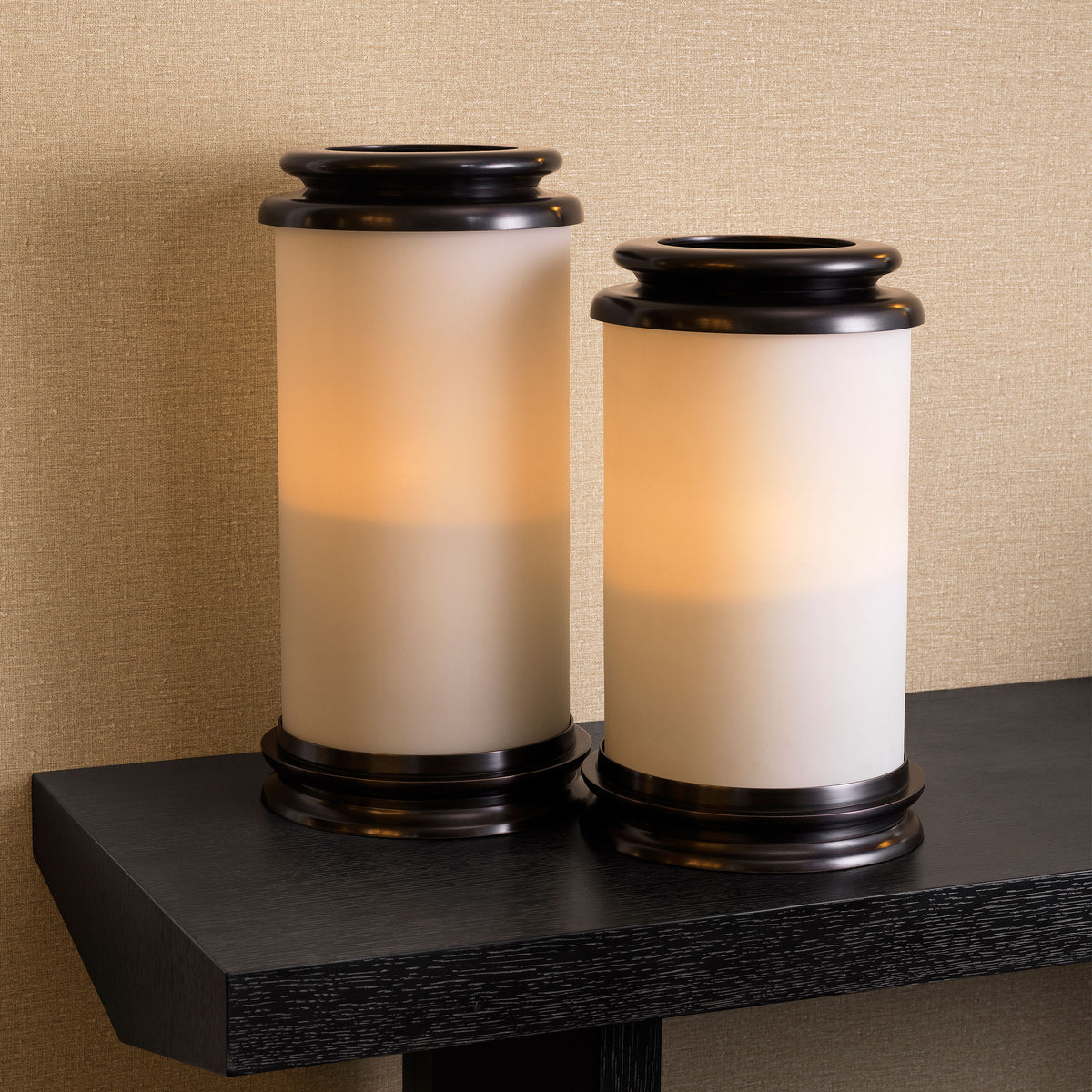 Photophore décoratif luxe en finition bronze | Eichholtz Carrington