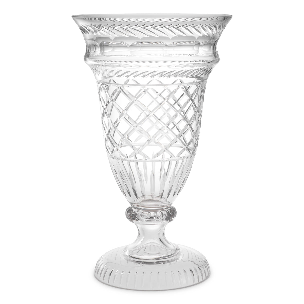 Vase décoratif luxe en clear glass | Eichholtz Gravon
