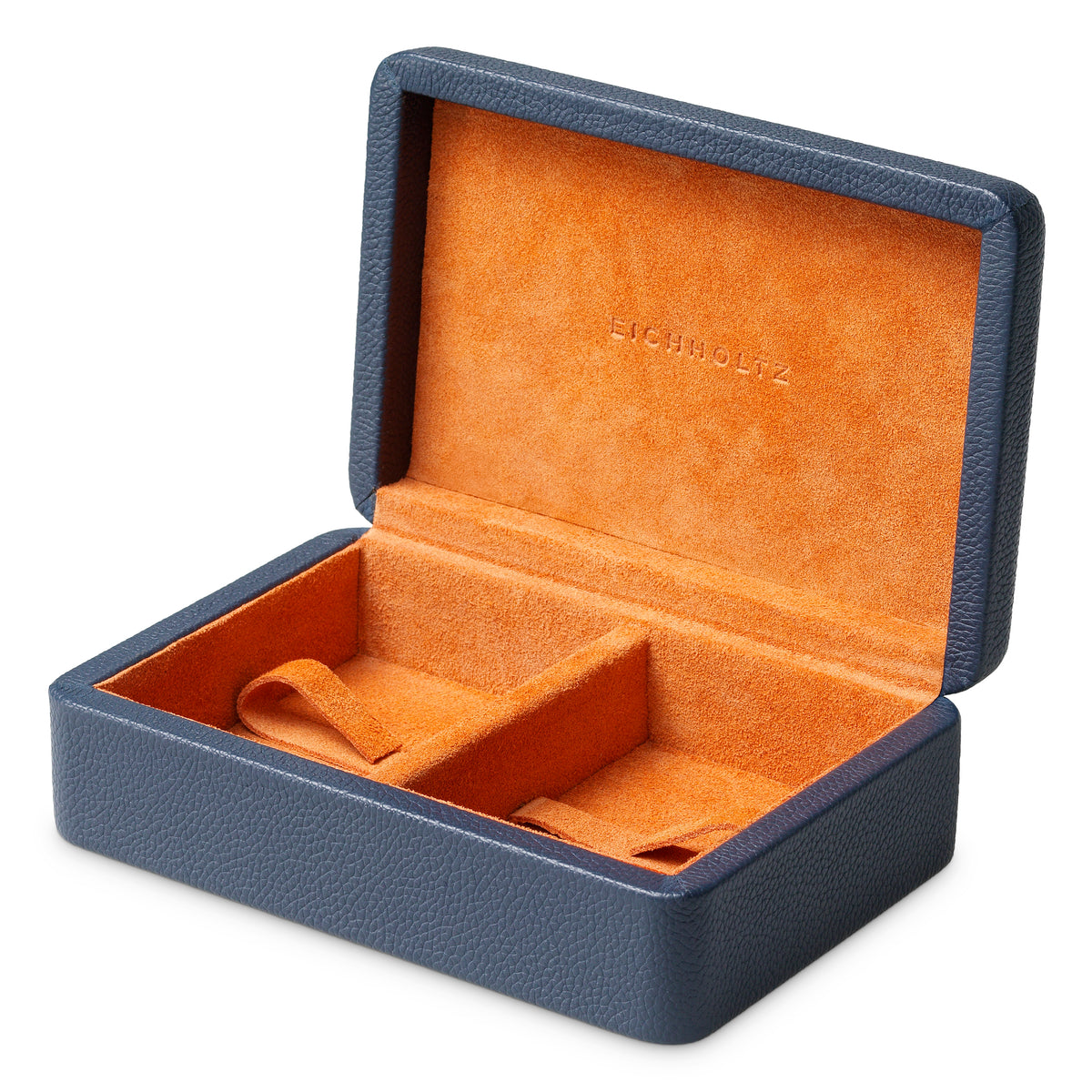 Accessoire décoratif luxe en bleu leather | Eichholtz Deck Box