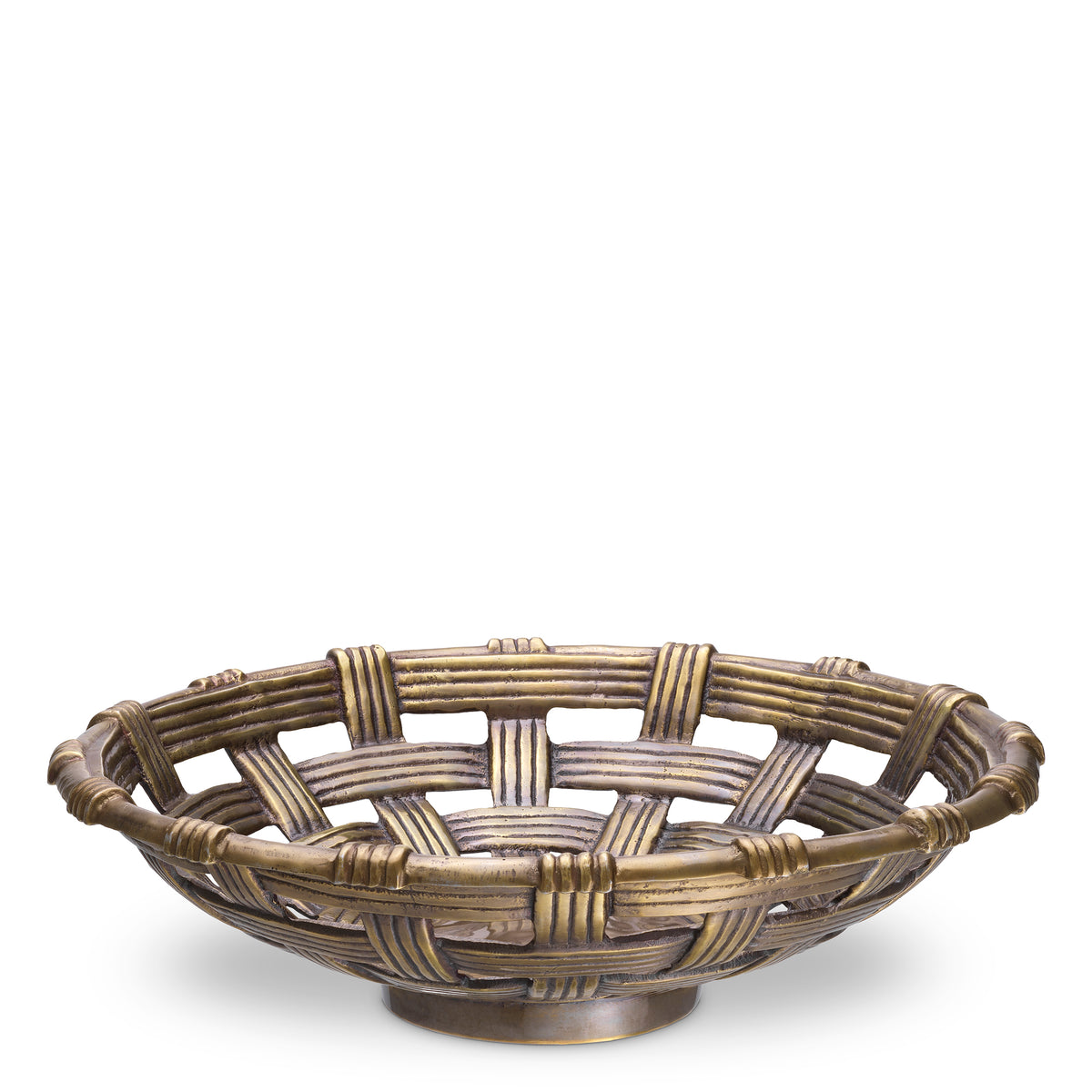 Coupe decorative luxe en finition laiton vintage | Eichholtz Arona