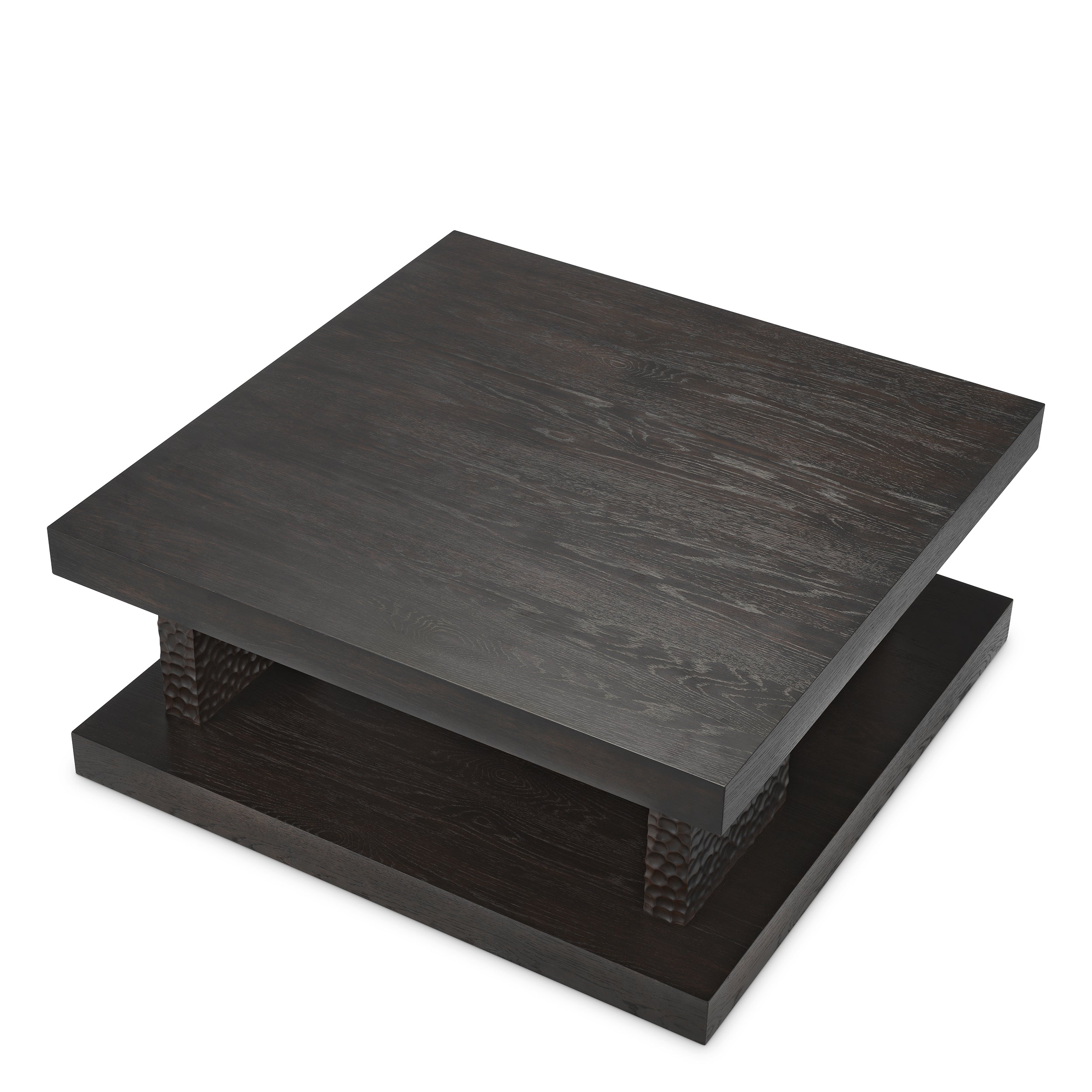 Table basse design en ebony oak veneer | Eichholtz Bravon ebony