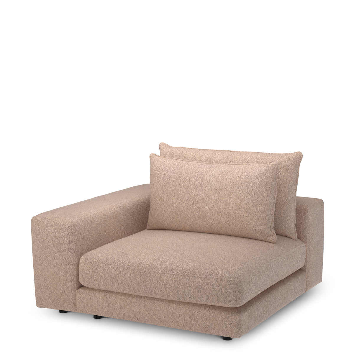 Canapé design haut de gamme en velora greige | Eichholtz Club velora