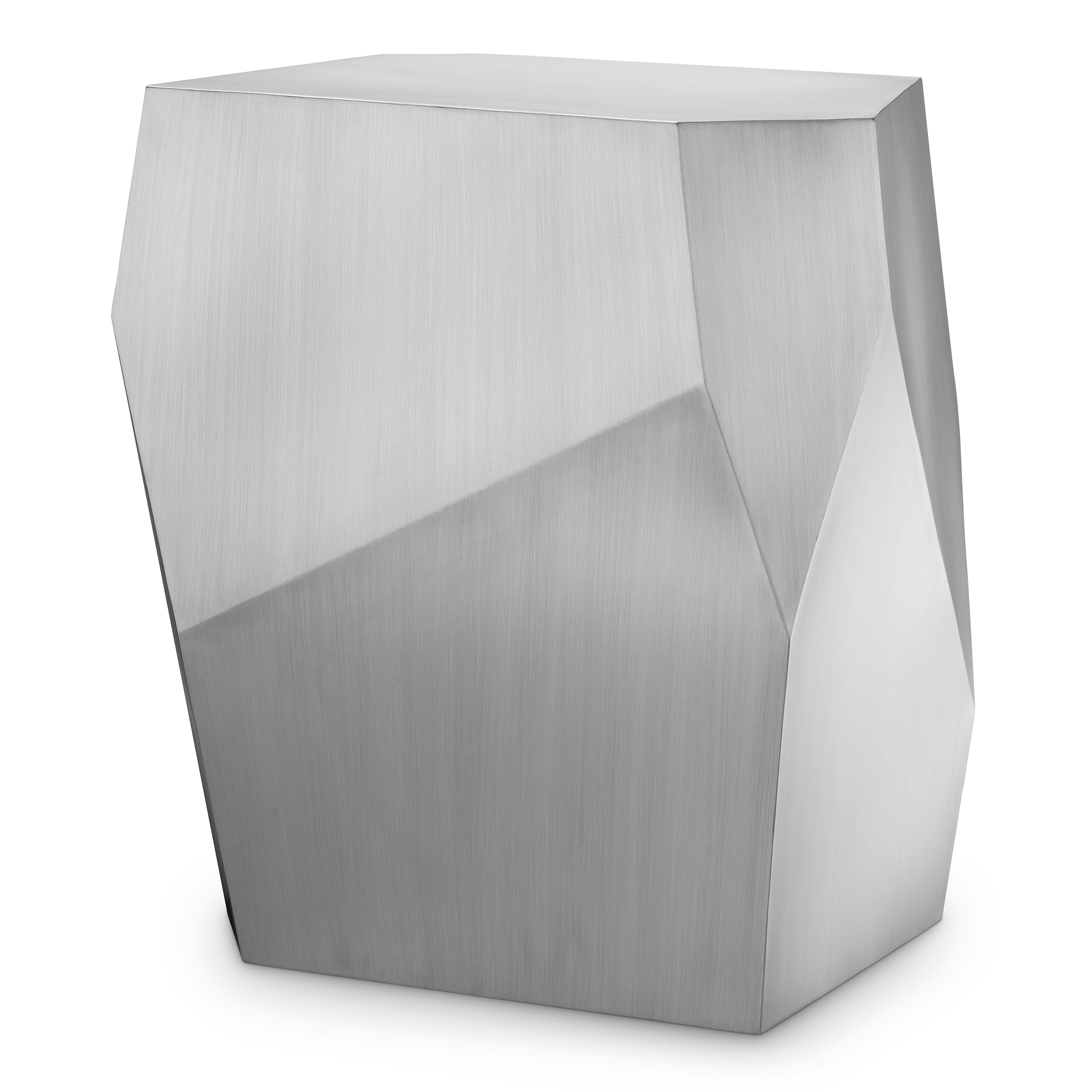 Table d'appoint design en brushed steel finish | Eichholtz Ramiro