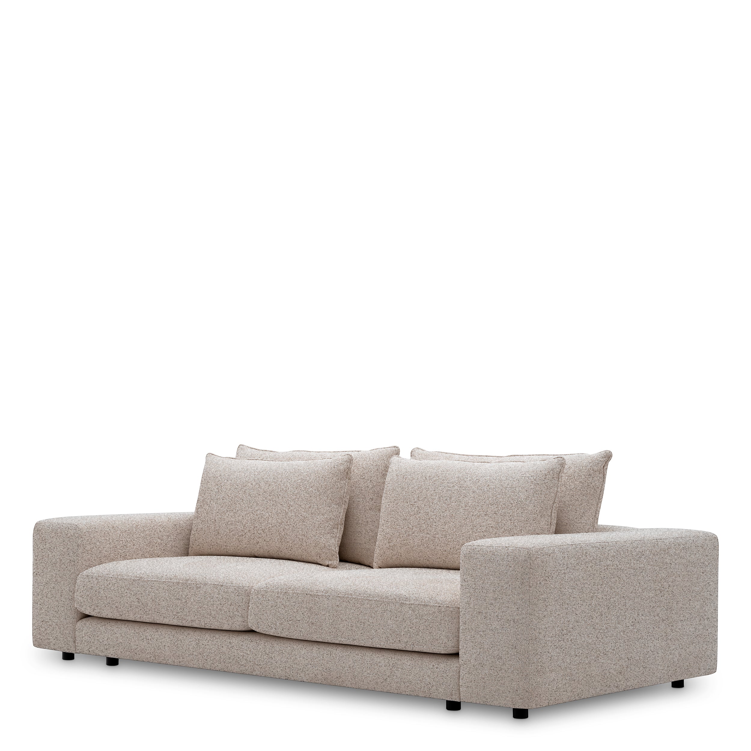 Canape design haut de gamme en nuoro greige | Eichholtz Club nuoro