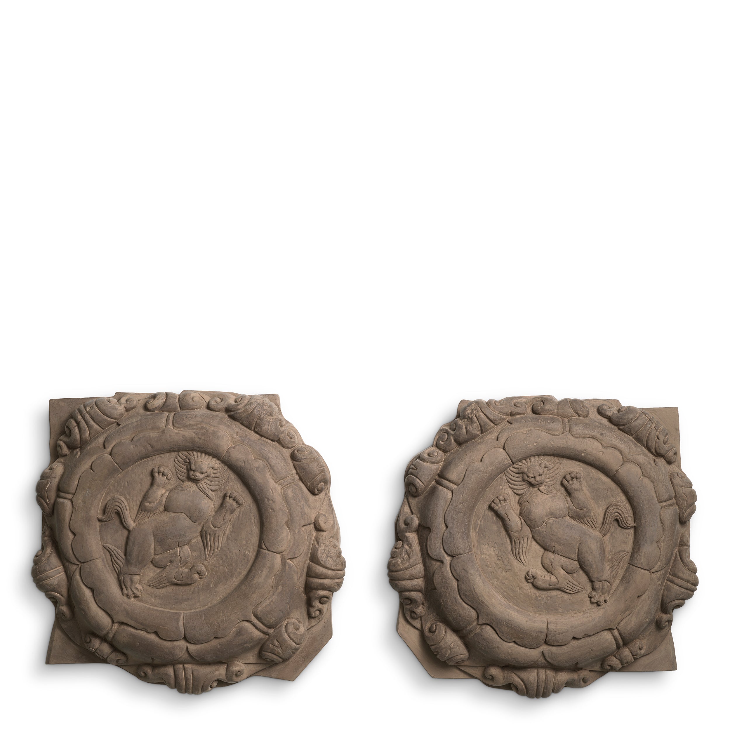 Decoration design en sandstone finish | Eichholtz Object Liao