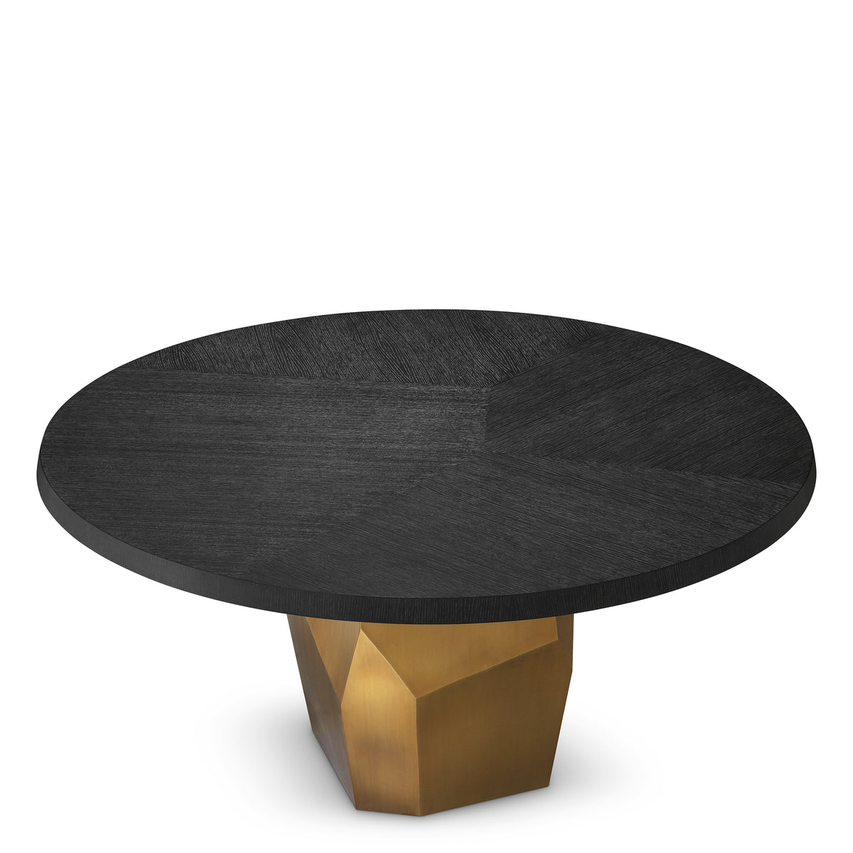 Table salle à manger design en laiton brossé finish | Eichholtz Caldor