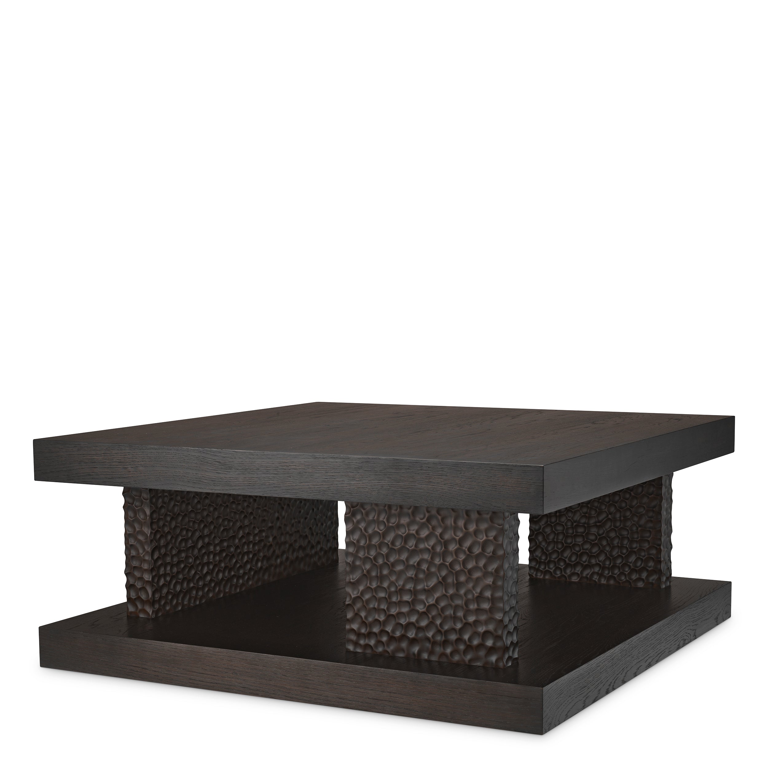 Table basse design en ebony oak veneer | Eichholtz Bravon ebony