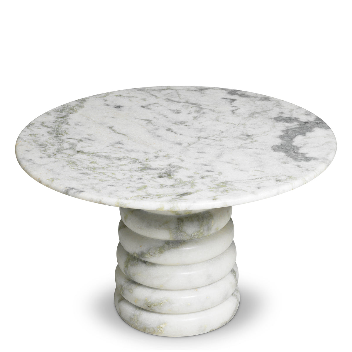 Table basse design en blanc marble | Eichholtz Lerici