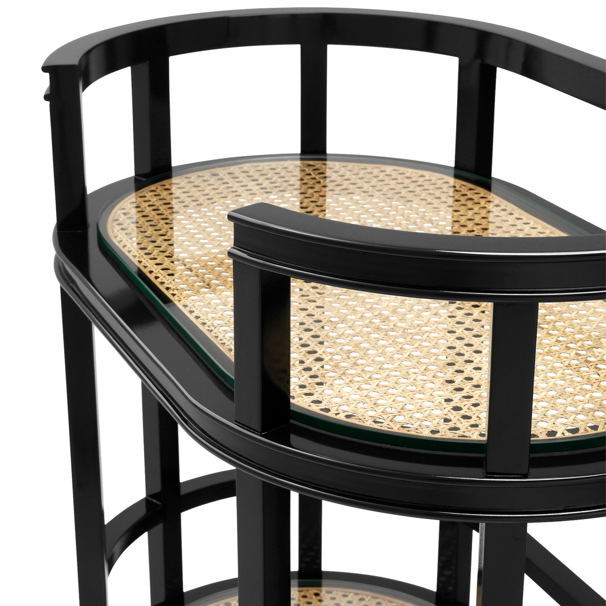Chariots design en finition noire | Eichholtz Trolley Bahamas
