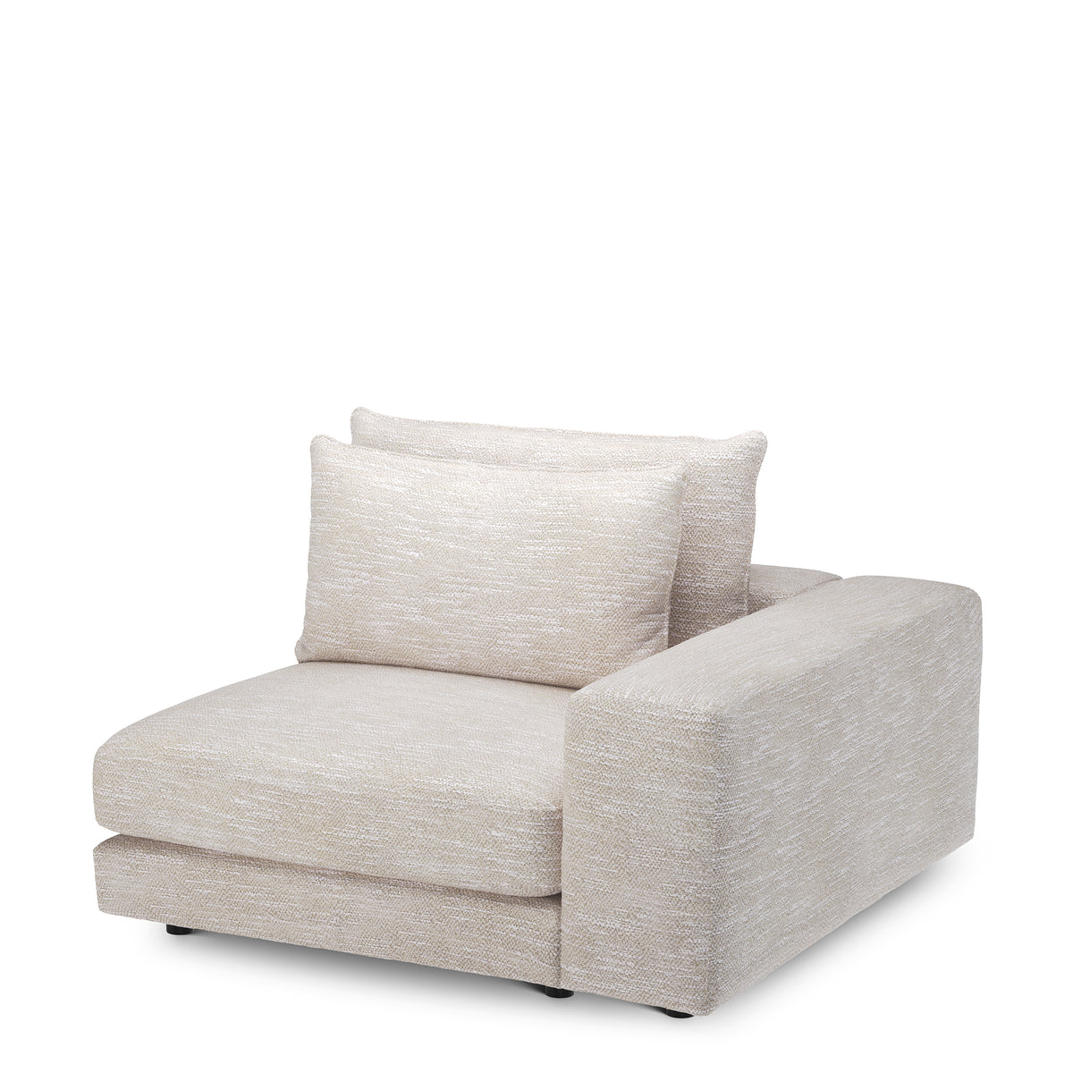 Canapé design haut de gamme en lurano beige | Eichholtz Club