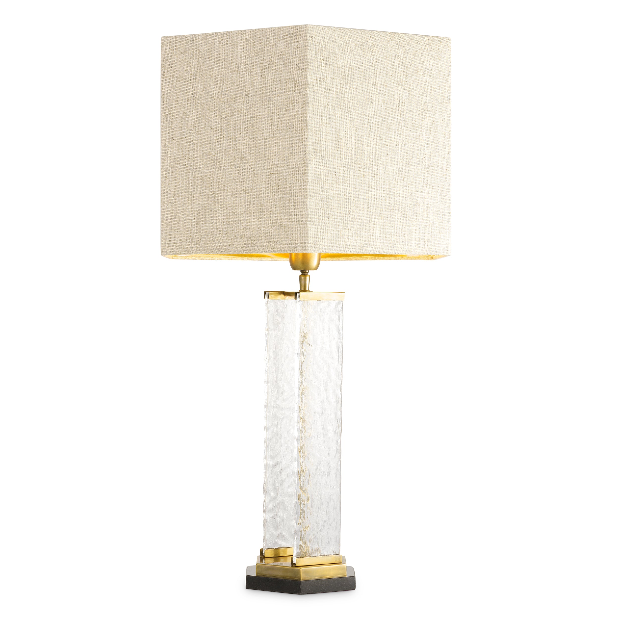 Lampe de table design en finition laiton vintage | Eichholtz Harmonis