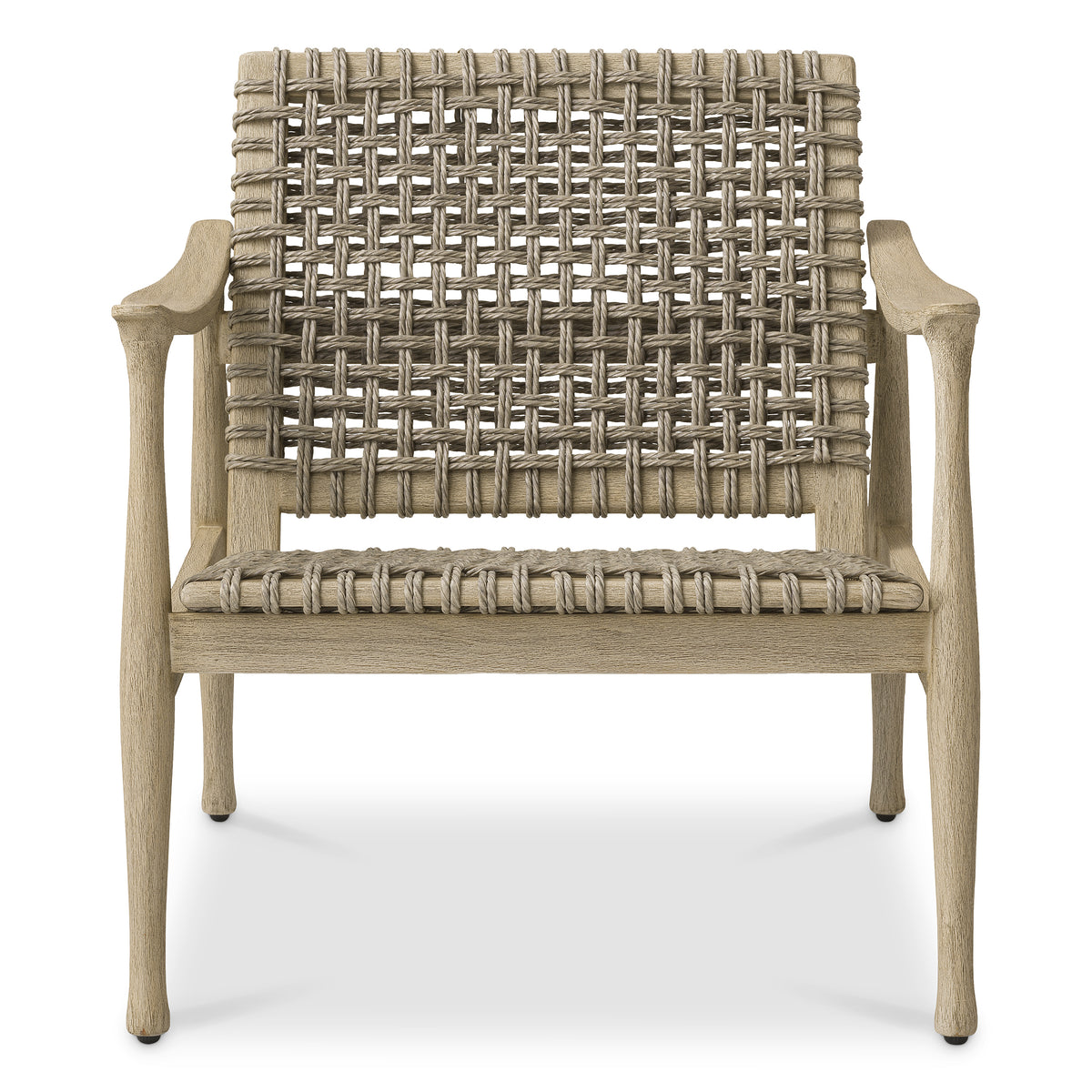 Chaise exterieur design en aged teak | Eichholtz Manzo