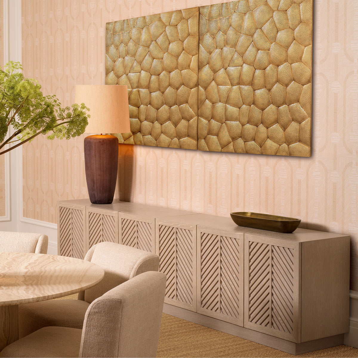 Décoration design en washed oak veneer | Eichholtz Dresser Elvador