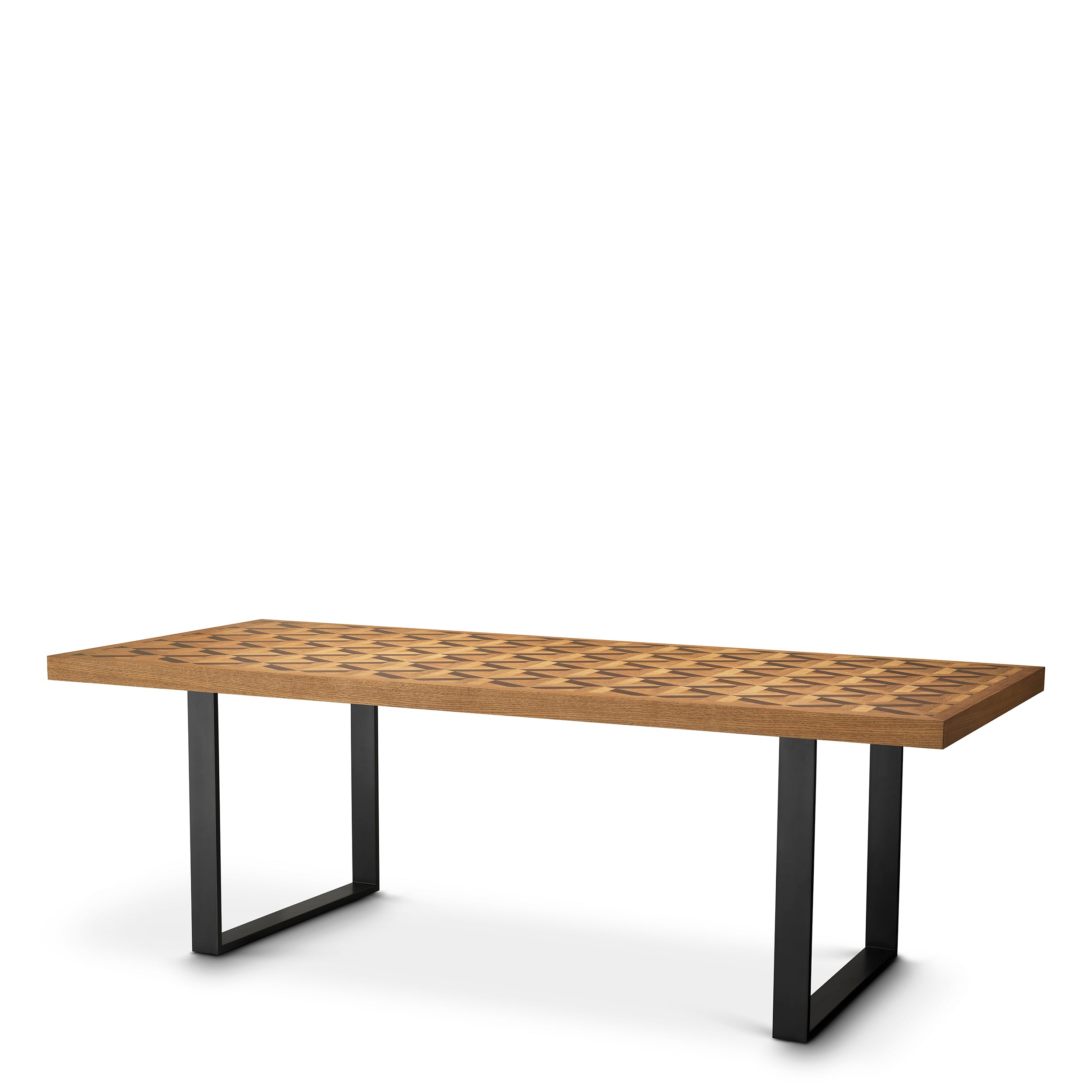 Table salle a manger design en oak veneer | Eichholtz Rubicon oak