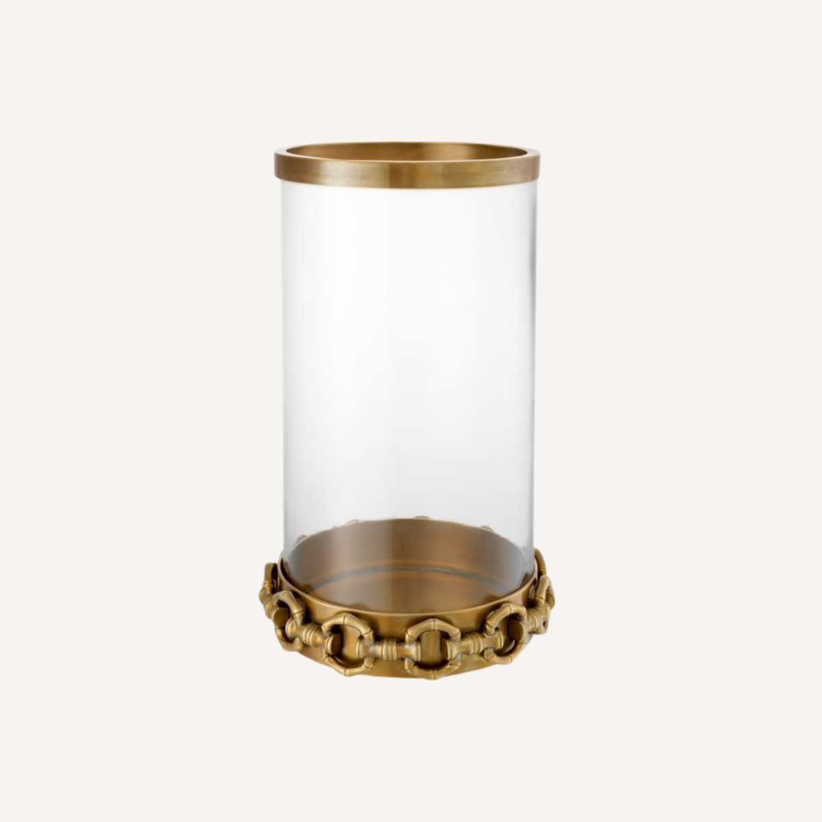 Photophore doré en verre | Eichholtz Clementine L | REMO-HOME, mobilier et décoration d'intérieur