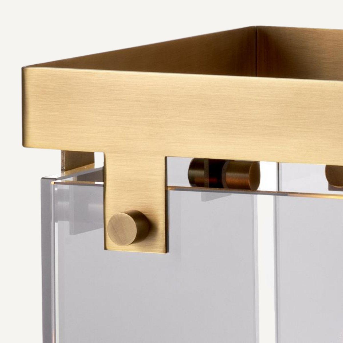 Photophore doré en verre fumé | Eichholtz Heston S | REMO-HOME, mobilier et décoration d'intérieur