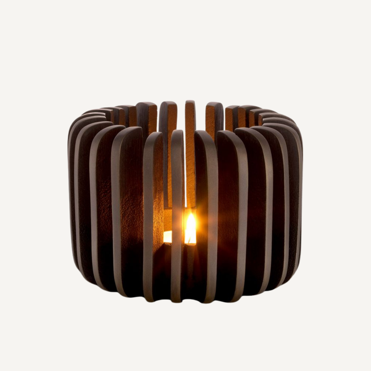 Photophore en laiton vieilli | Eichholtz Lapidos S | HOME, mobilier et décoration d'intérieur