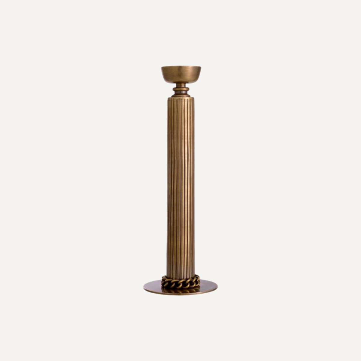 Photophore en laiton vieilli | Eichholtz Le Dôme | HOME, mobilier et décoration d'intérieur