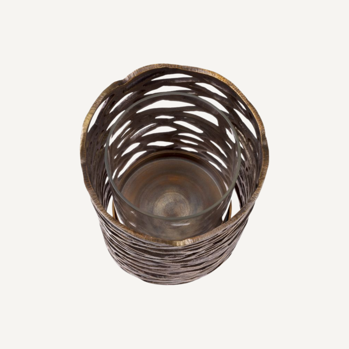 Photophore en laiton vieilli | Eichholtz Lanai S | REMO-HOME, mobilier et décoration d'intérieur
