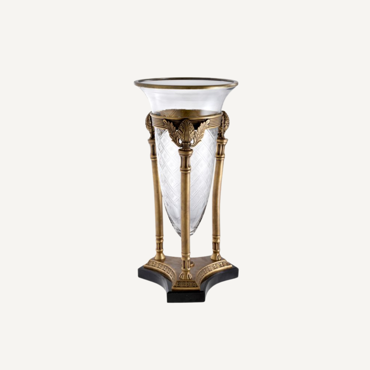 Photophore en laiton vieilli | Eichholtz Rothschield | HOME, mobilier et décoration d'intérieur
