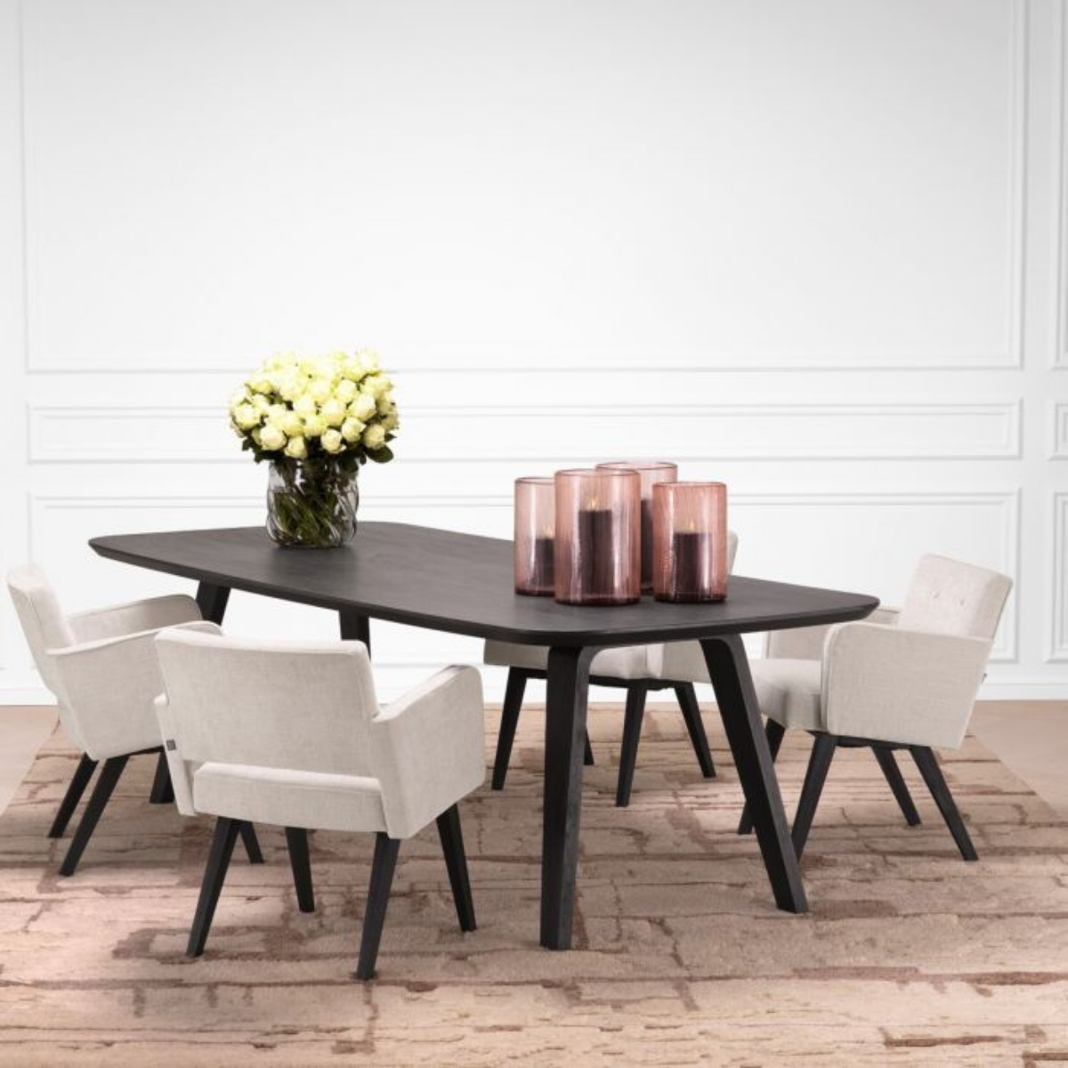 Photophore en verre rose | Eichholtz Spencer L | REMO-HOME, mobilier et décoration d'intérieur